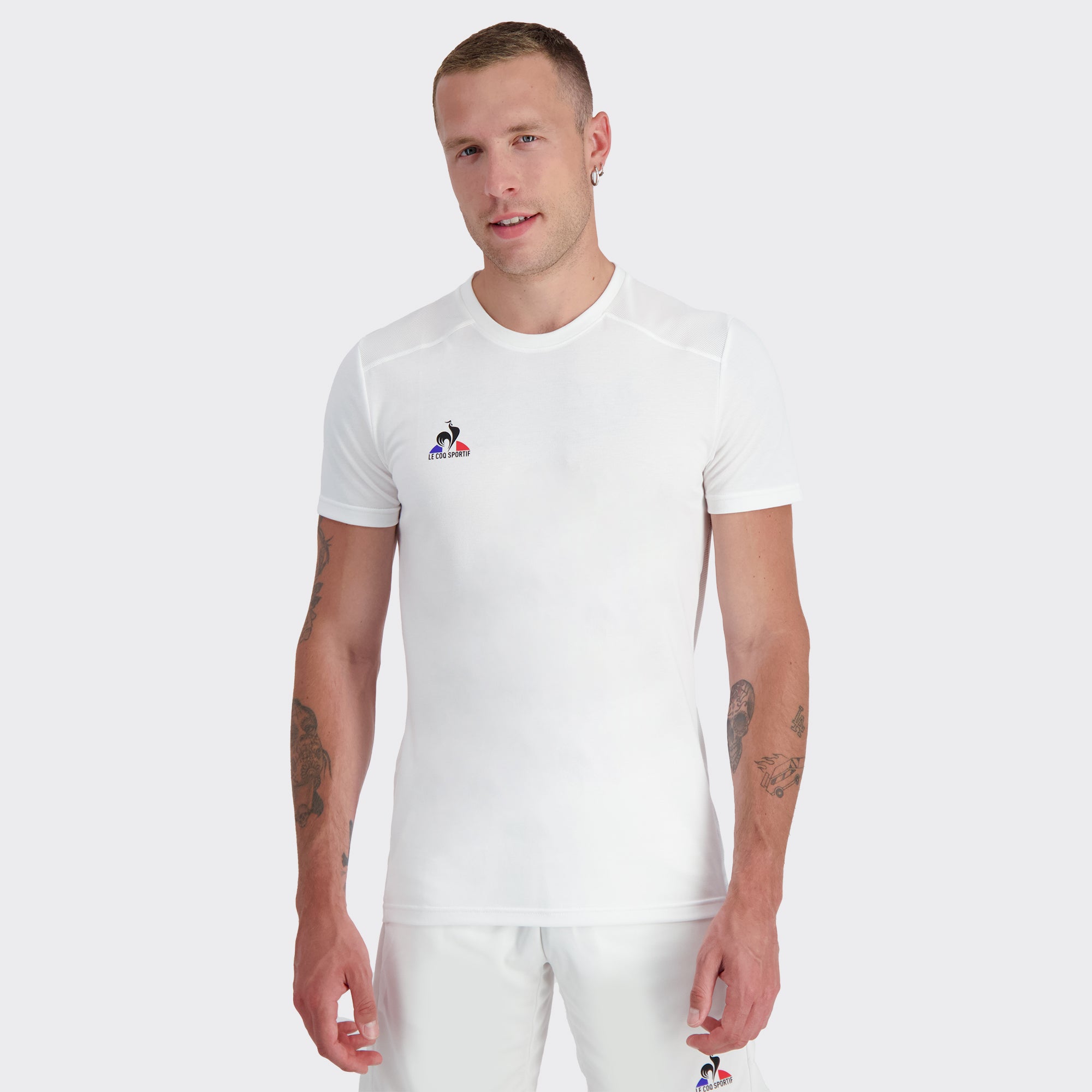 T-Shirt for men Tennis - White – Le Coq Sportif