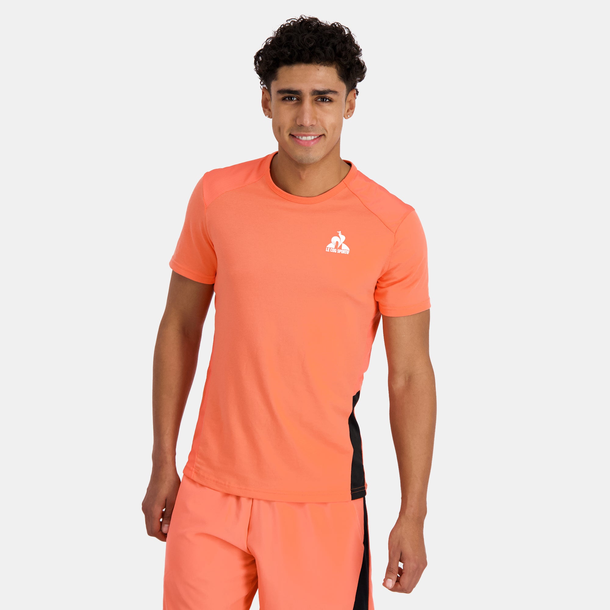 Tee shirt coq on sale sportif homme orange