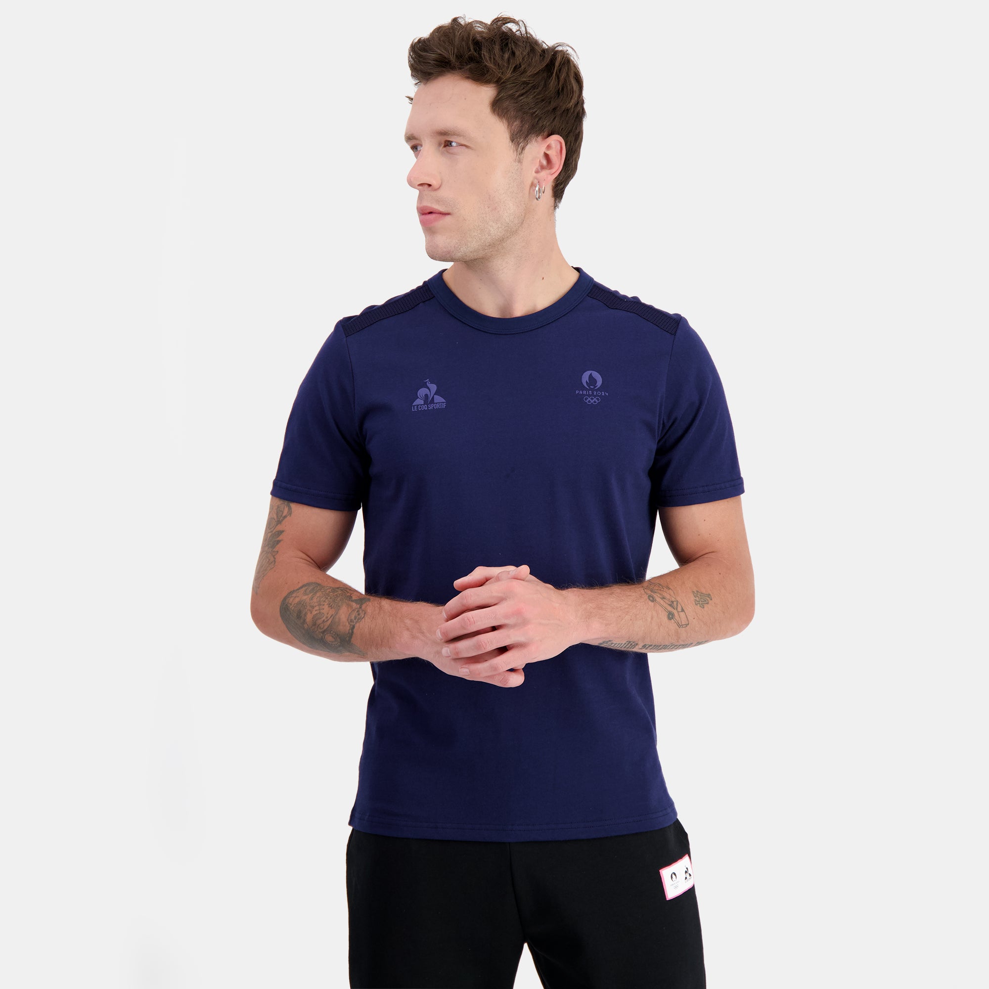 T Shirt for men Paris 2024 Blue Le Coq Sportif