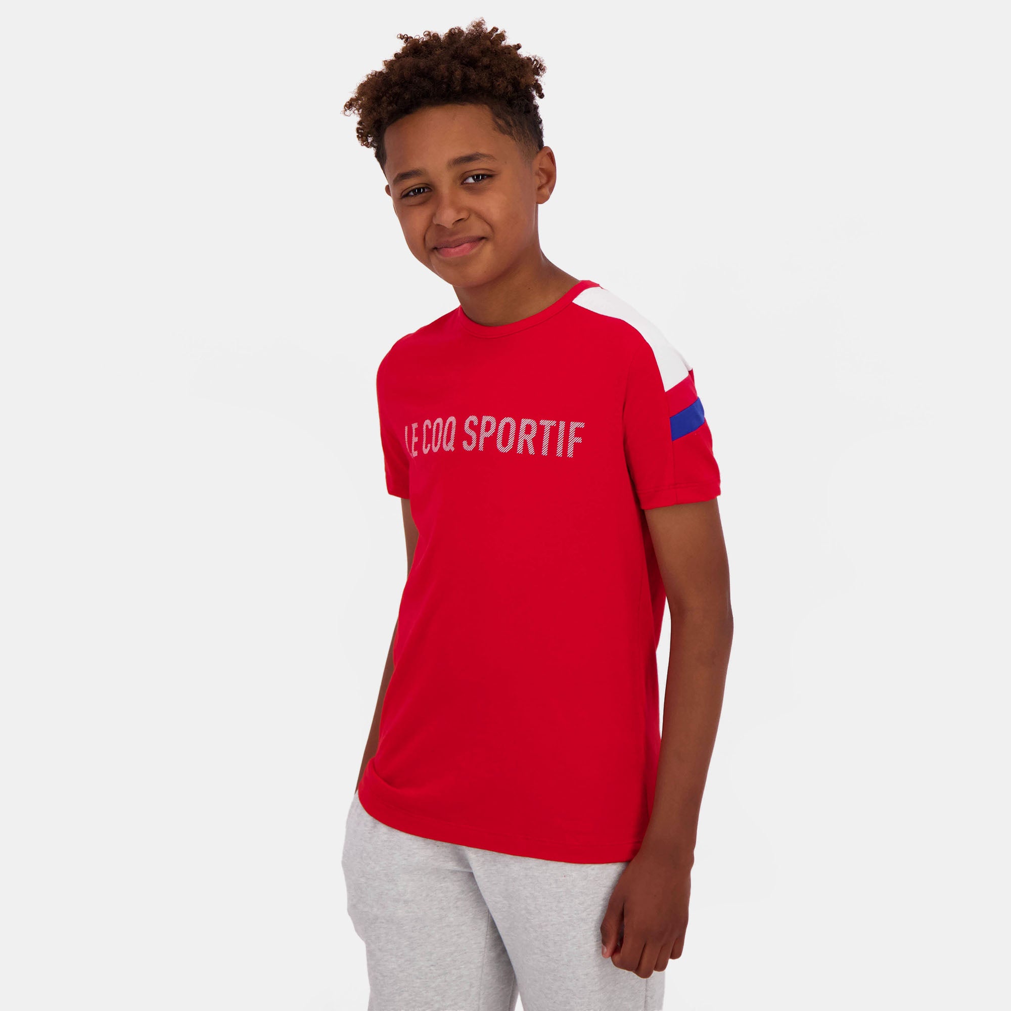 Le coq sportif tricolore t shirt best sale