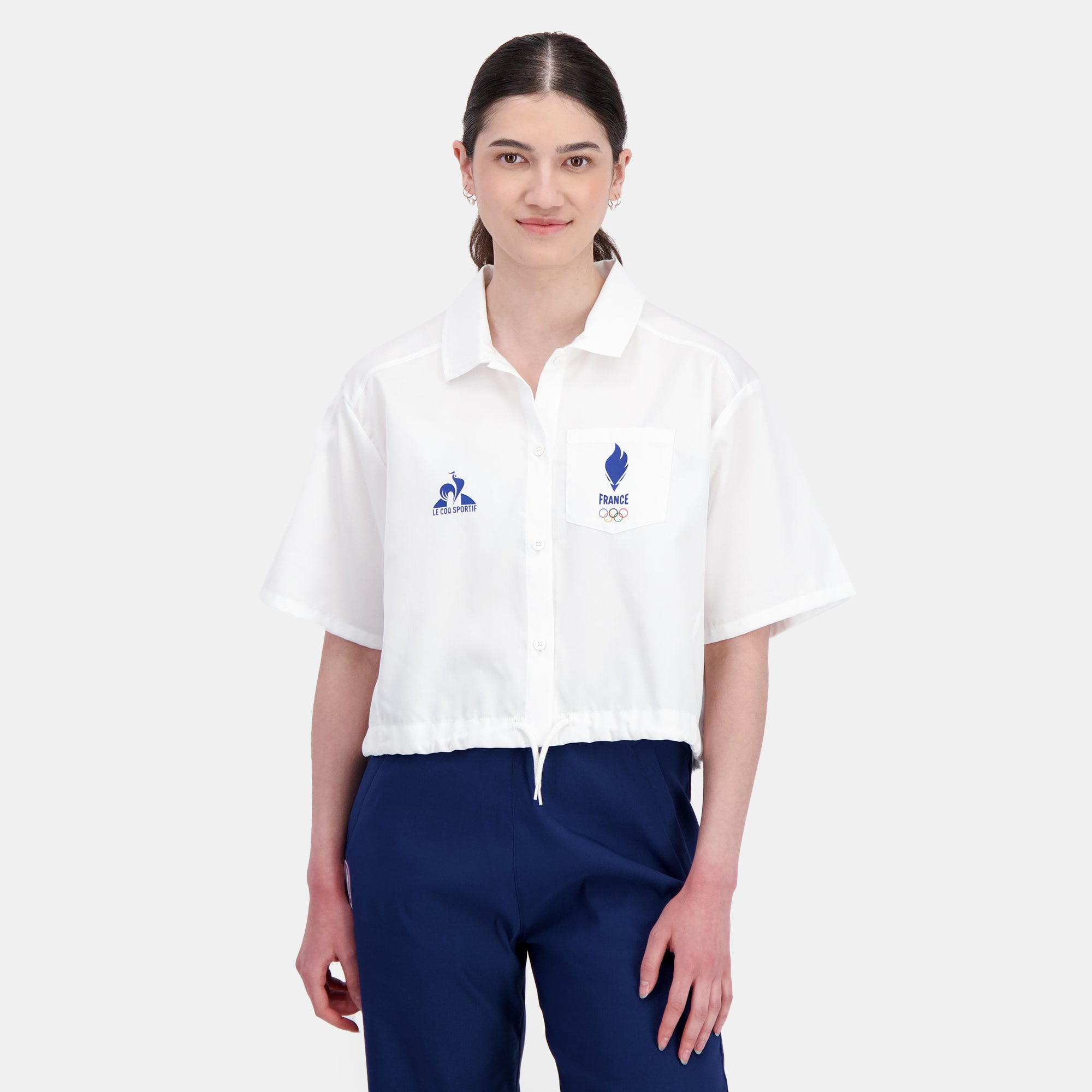 Equipe de France Olympique Paris 2024 Women s short sleeved shirt