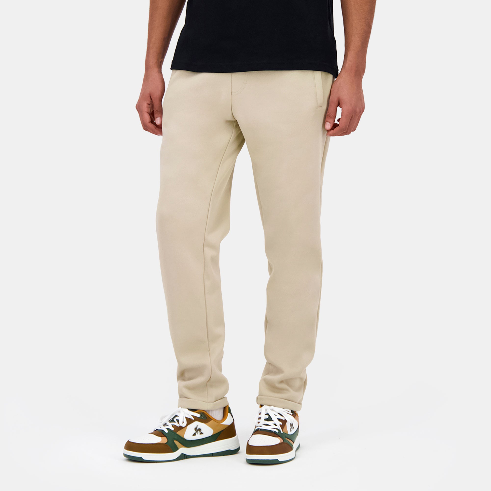 Pantalon coq sportif beige on sale