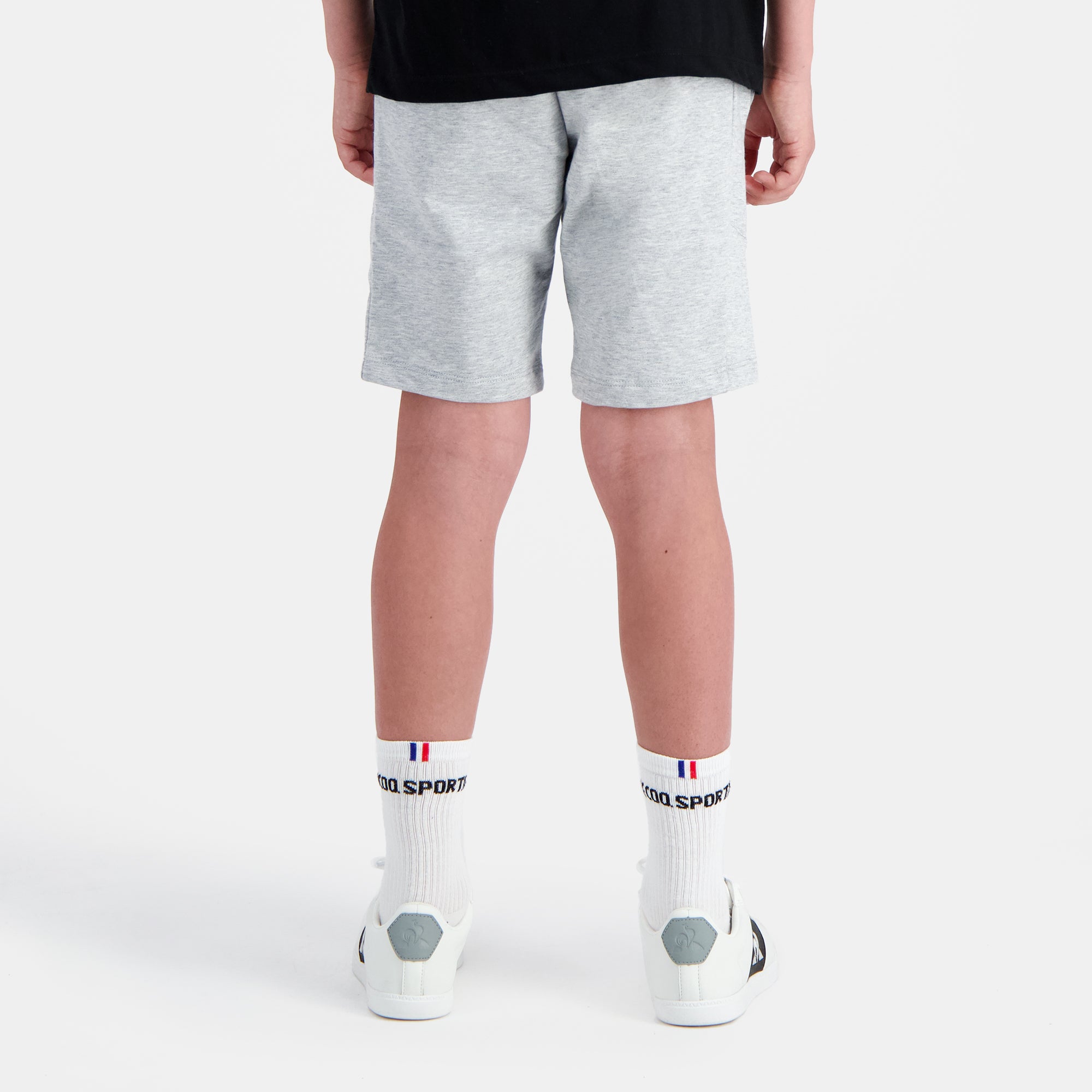 Short le deals coq sportif gris