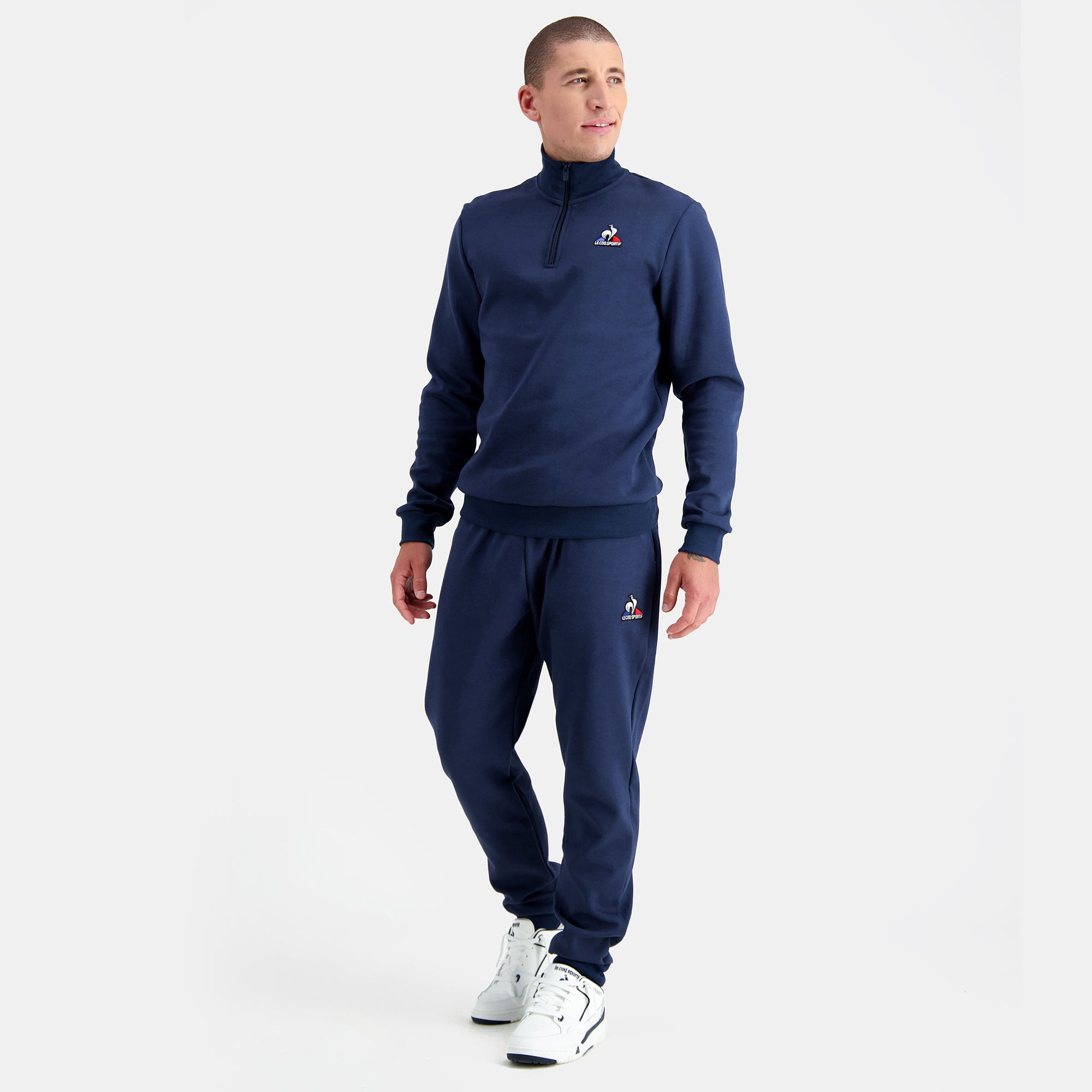 2310411 ESS Halfzip N 1 M dress blues Sweatshirt for men