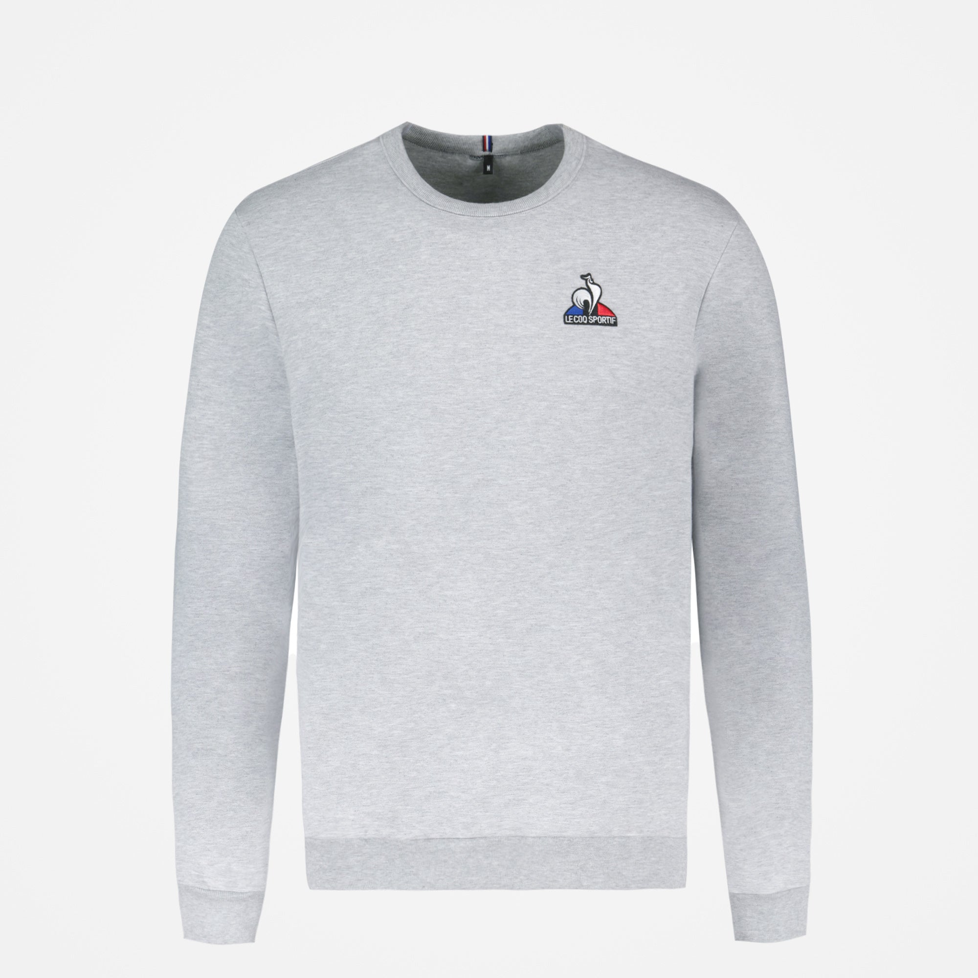 2310559-ESS Crew Sweat N°4 M gris chiné clair  | Sudadera Cuello Redondo Hombre