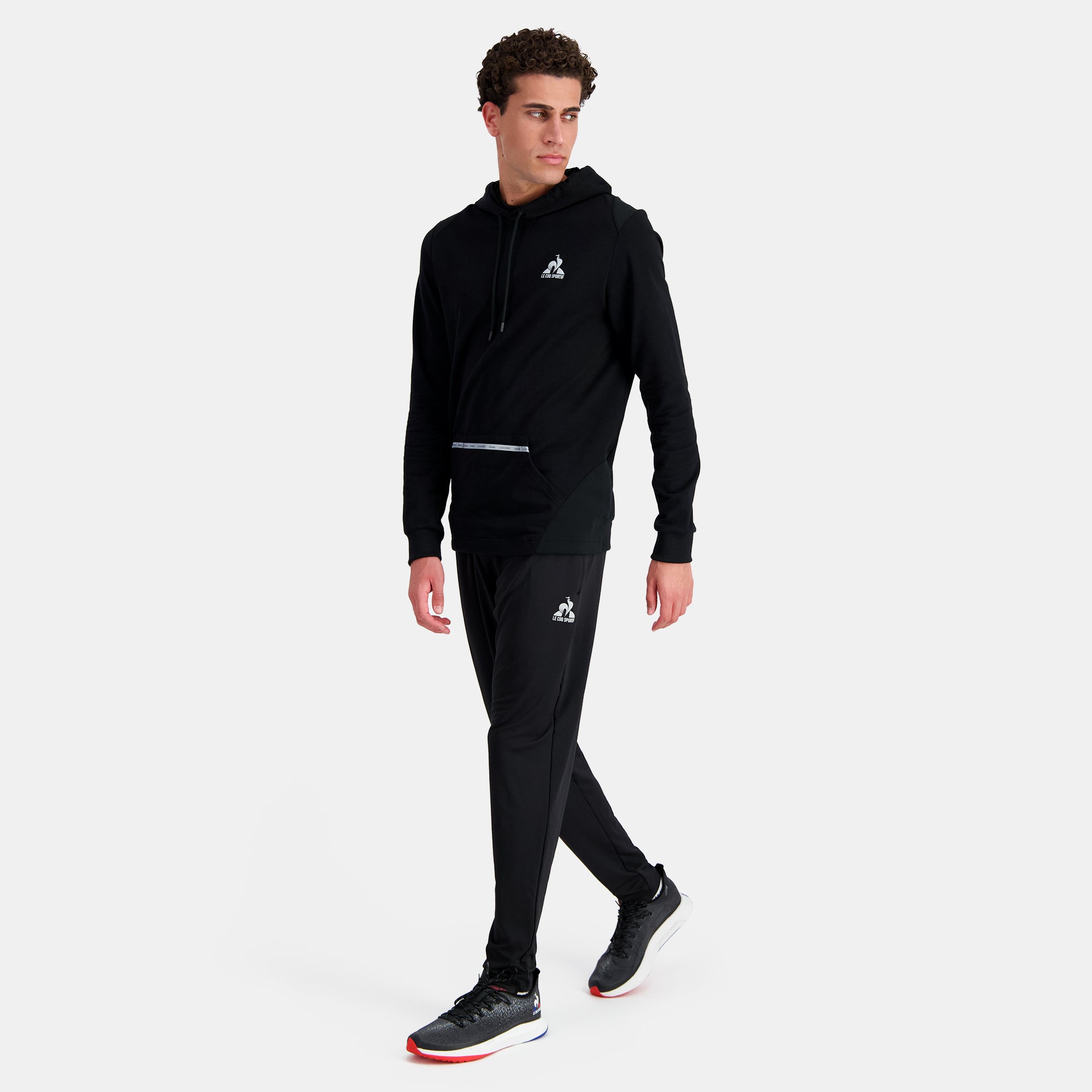 Hoodie for men Training Performance Black Le Coq Sportif