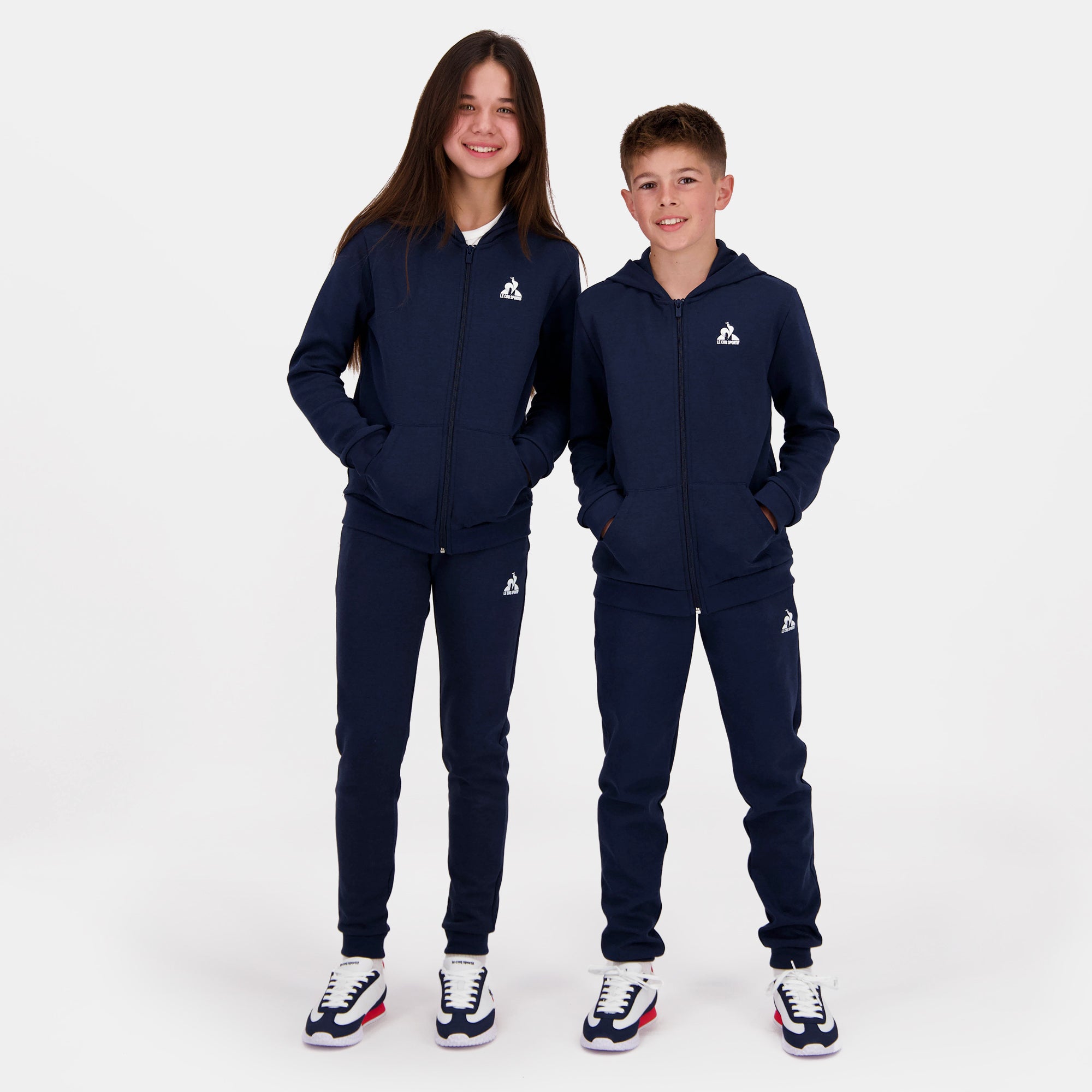 2320658-ESS FZ Hoody N°1 Enfant dress blues  | Zip-Up Hoodie for kids