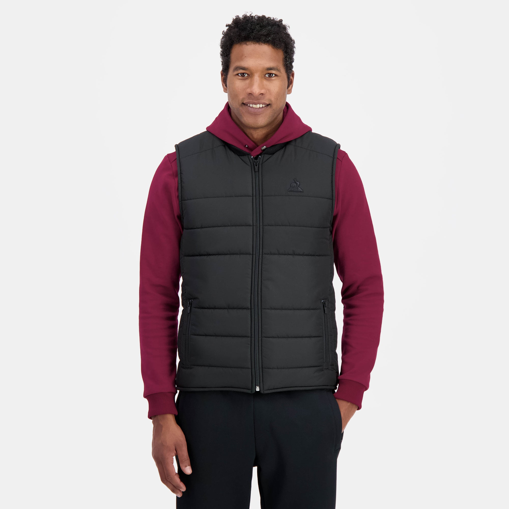 2321216-ESS T/T Doudoune SL N°1 M black  | Down Jacket sans manche for men