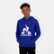 2321225-ESS Hoody N°3 Enfant bleu electro  | Sudadera Con Capucha para Niño