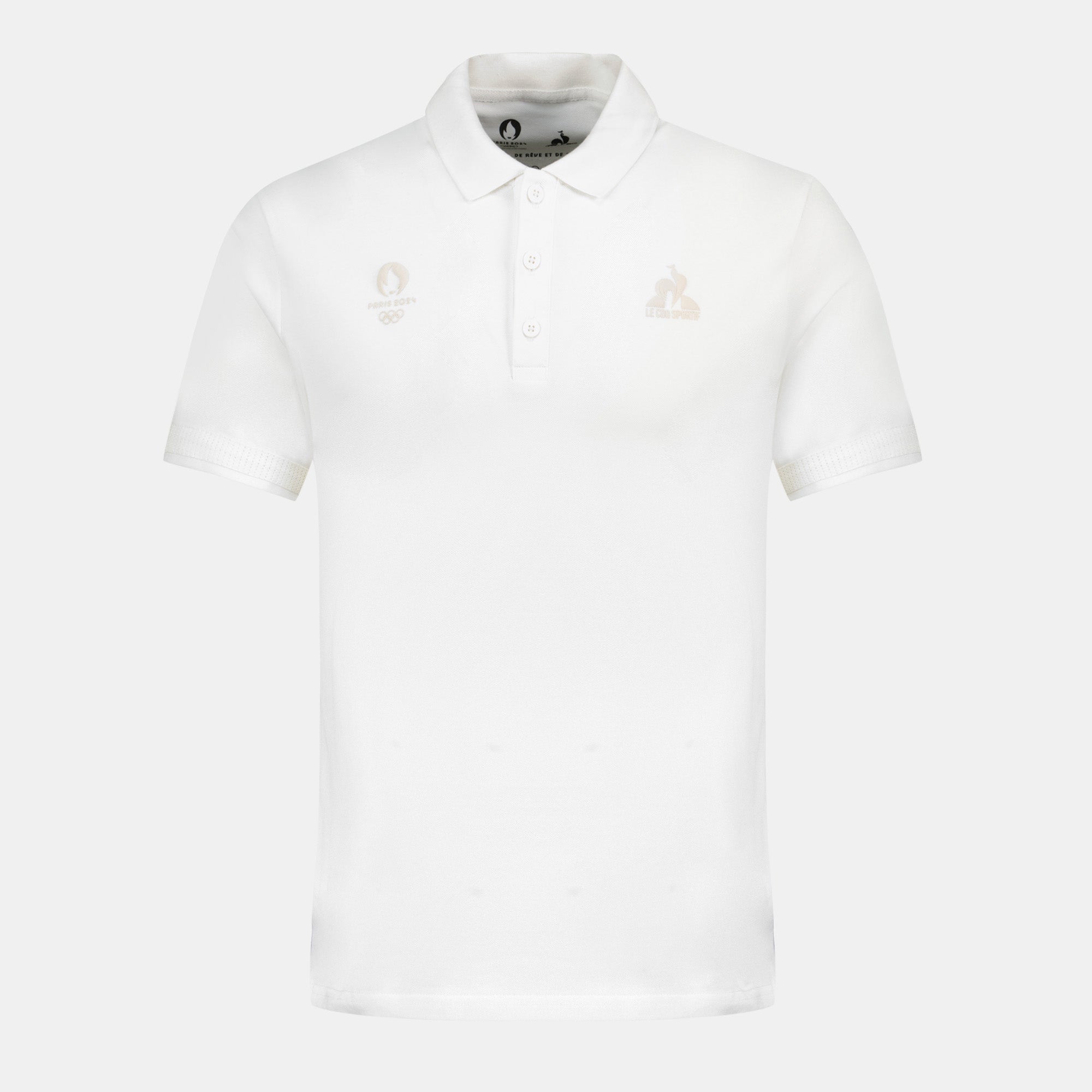 2321315-ESS P24 Polo SS N°1 M marshmallow  | Polo Shirt for men