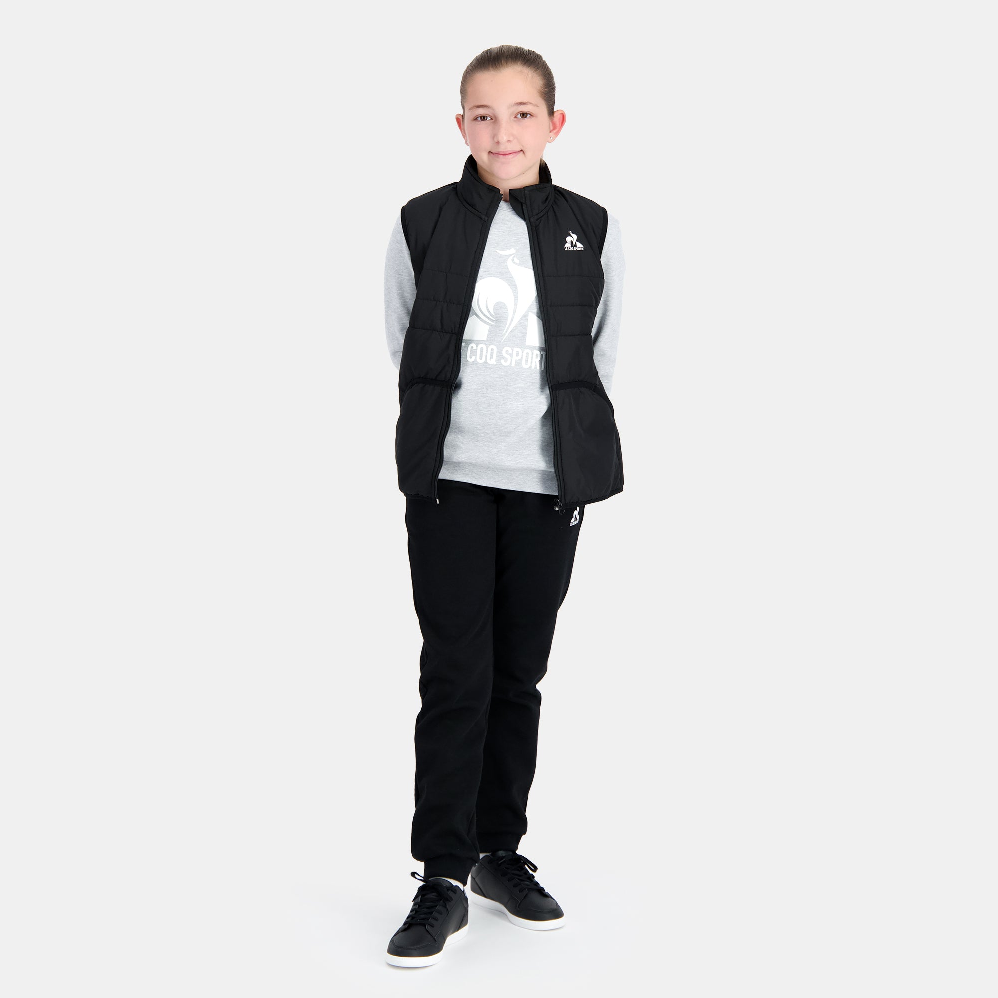 Down Jacket sans manche for kids - Black – Le Coq Sportif