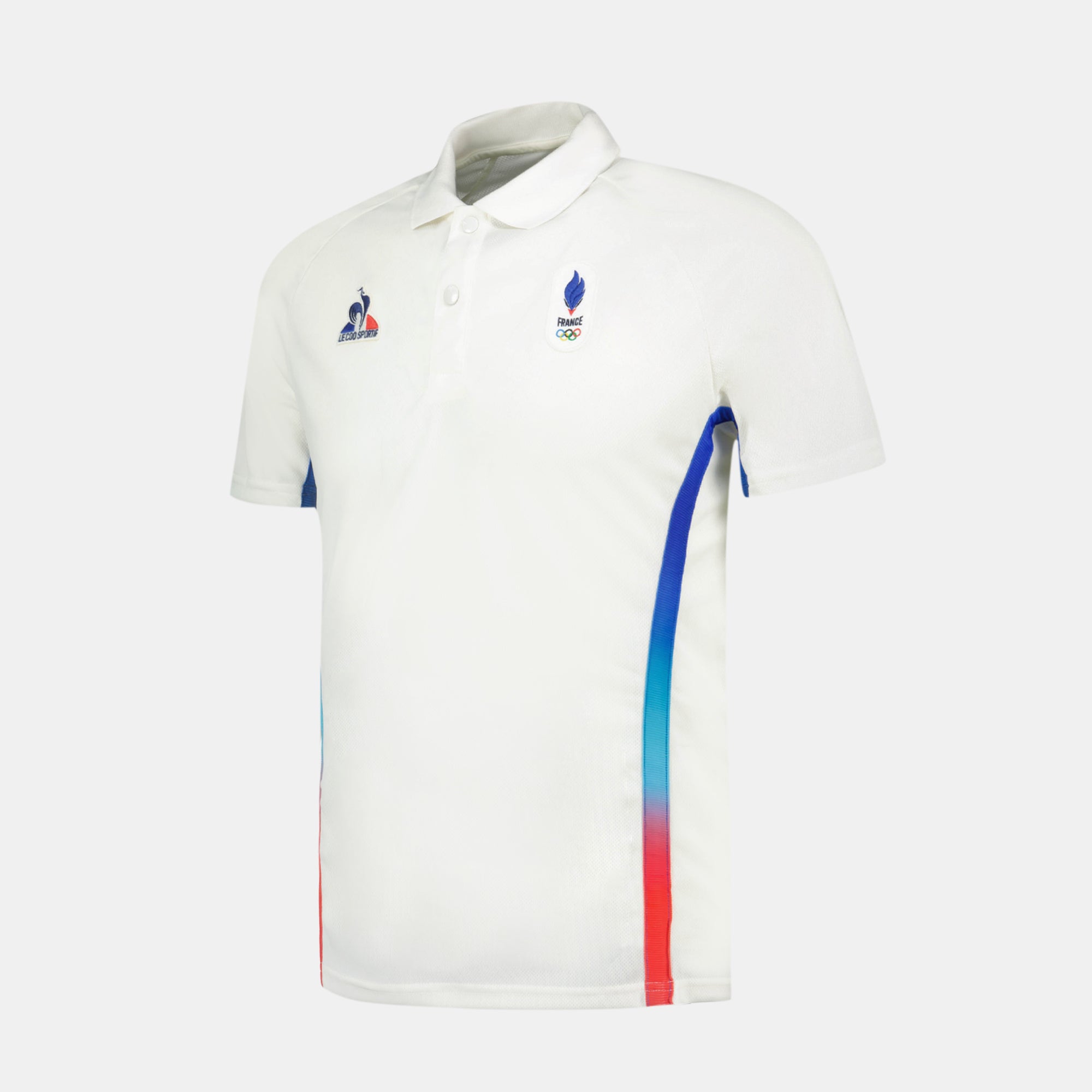 2410047-EFRO 24 Polo SS N°2 M marshmallow | Polo Équipe de France Homme