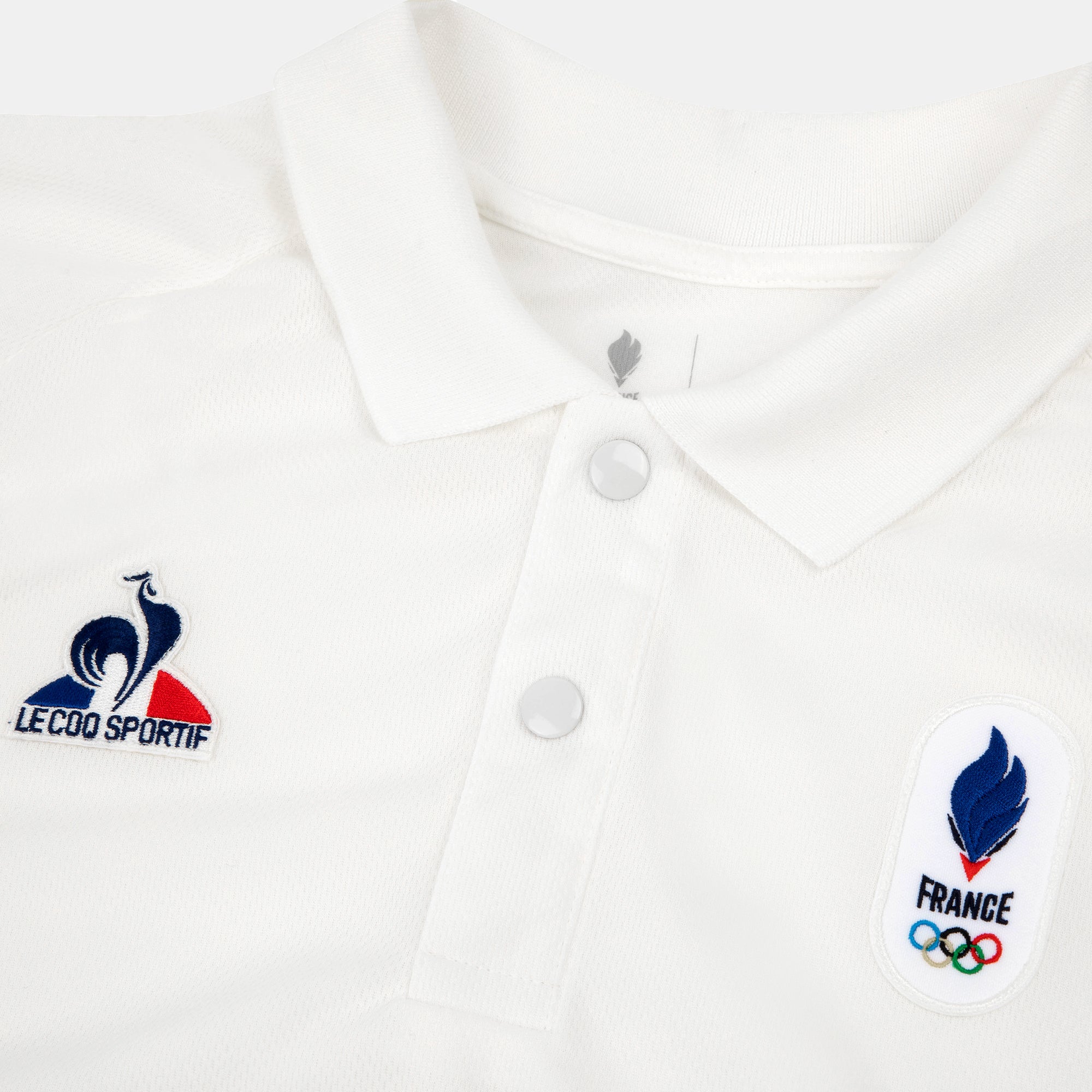 2410047-EFRO 24 Polo SS N°2 M marshmallow | Polo Équipe de France Homme