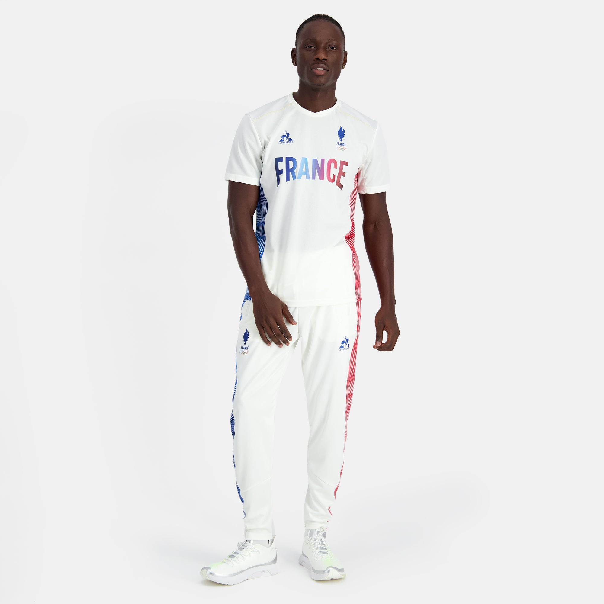 Jersey for men Équipe de France Olympique - White – Le Coq Sportif