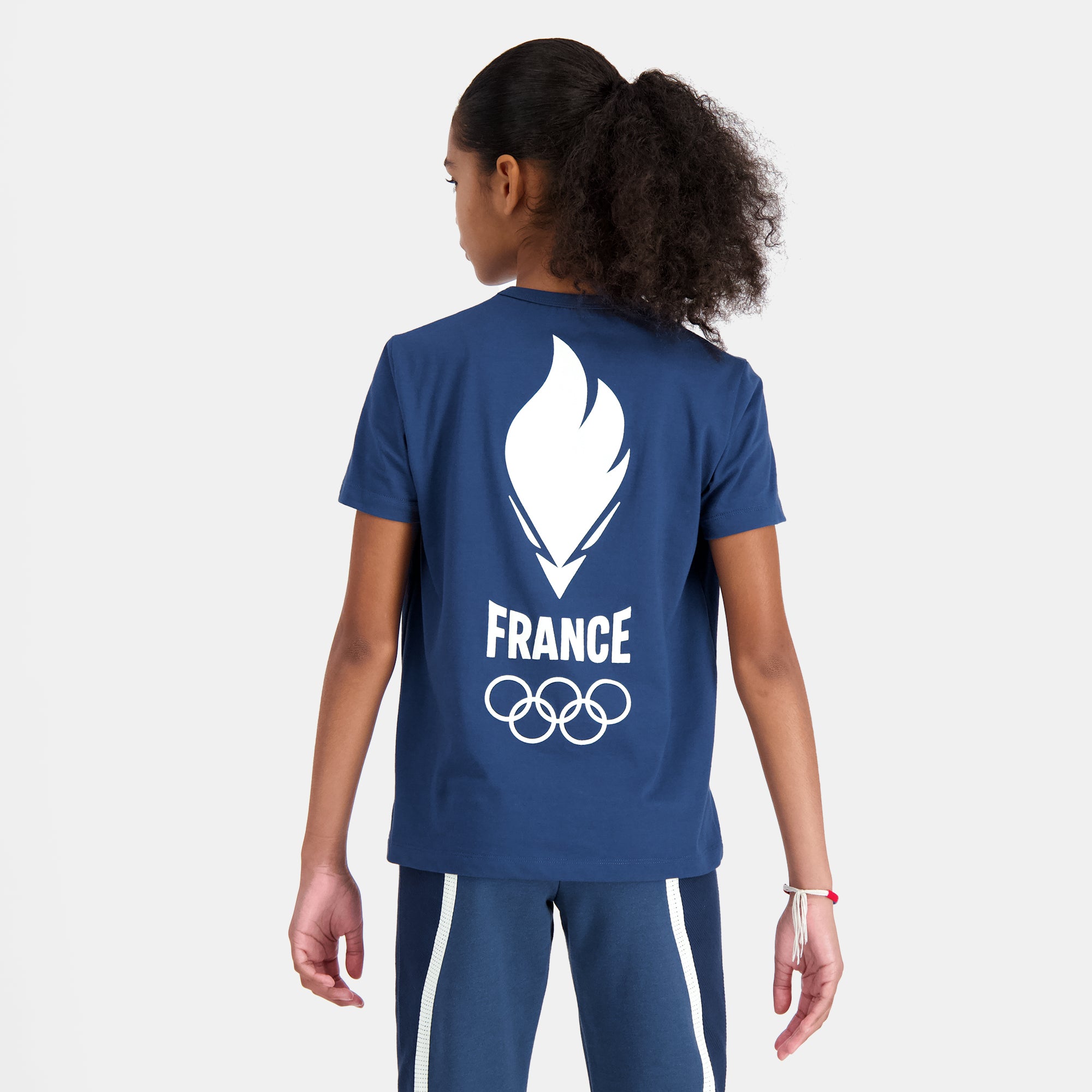 T Shirt France s Olympic team for kids Le Coq Sportif