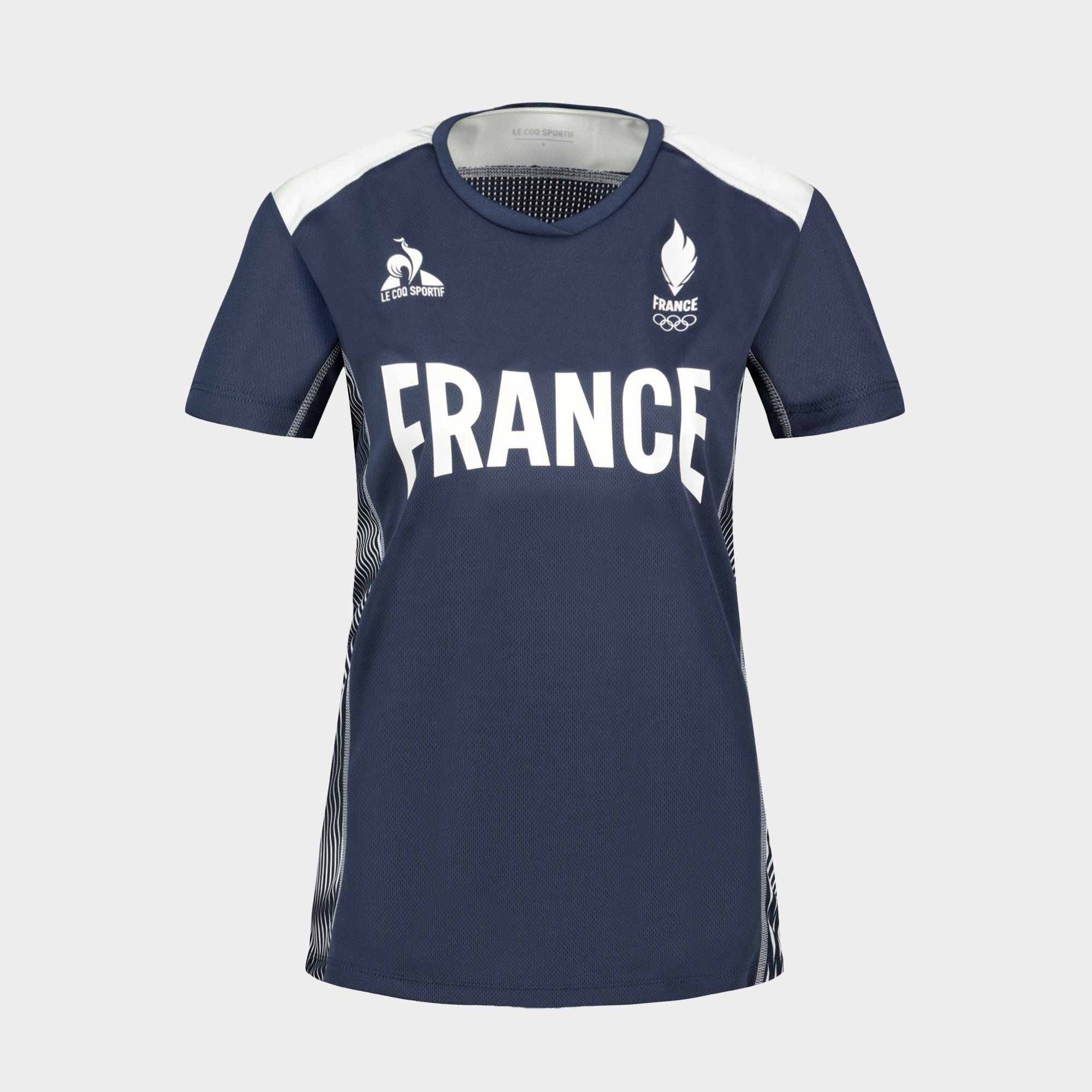 2410098-O TRAINING Tee SS N°2 W insignia blue | T-shirt Équipe de France Femme