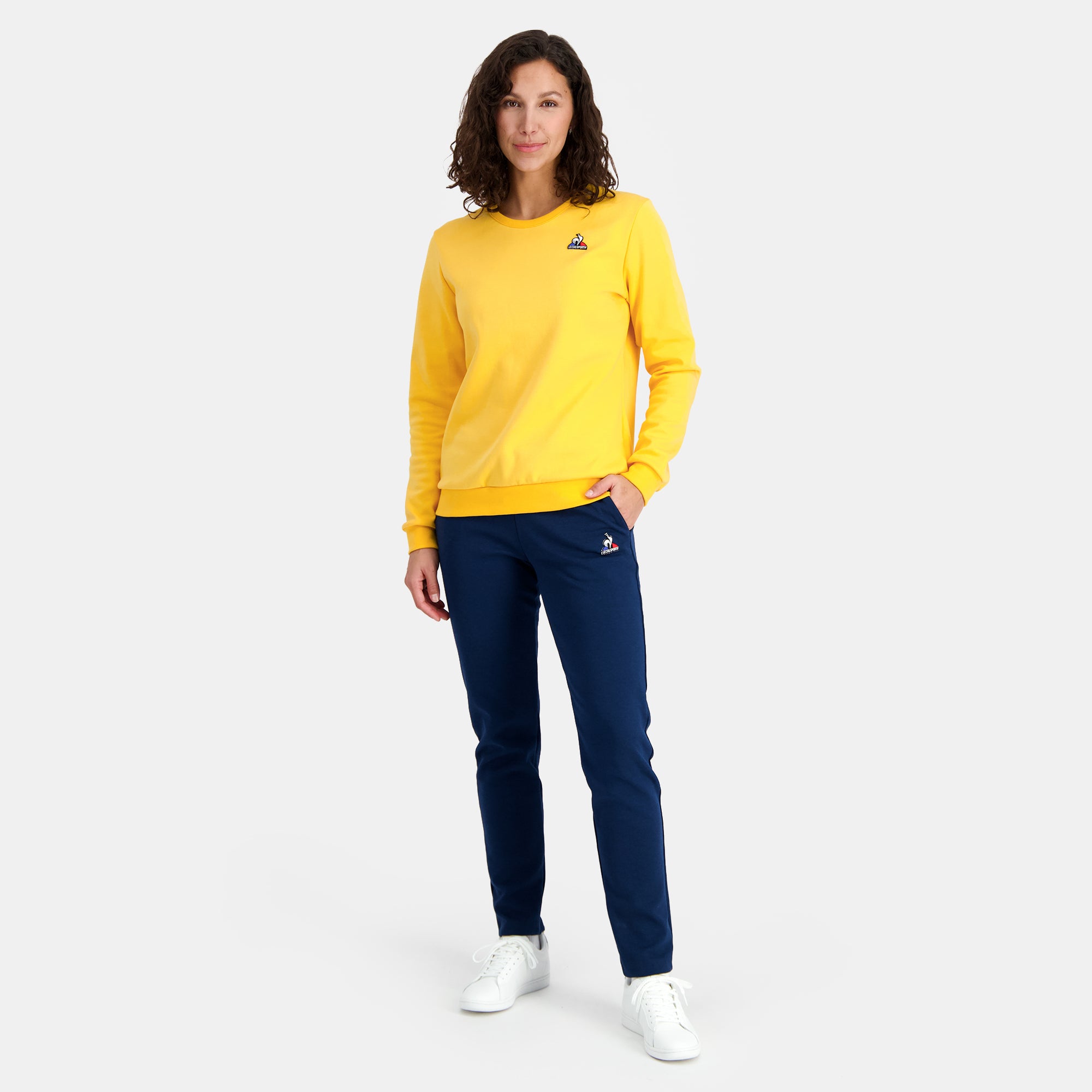 Survetement coq sportif store femme jaune