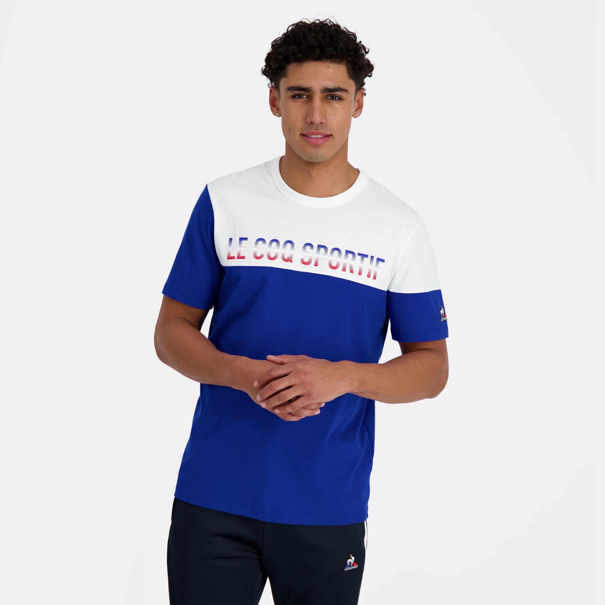 Le coq sportif hot sale tricolore t shirt