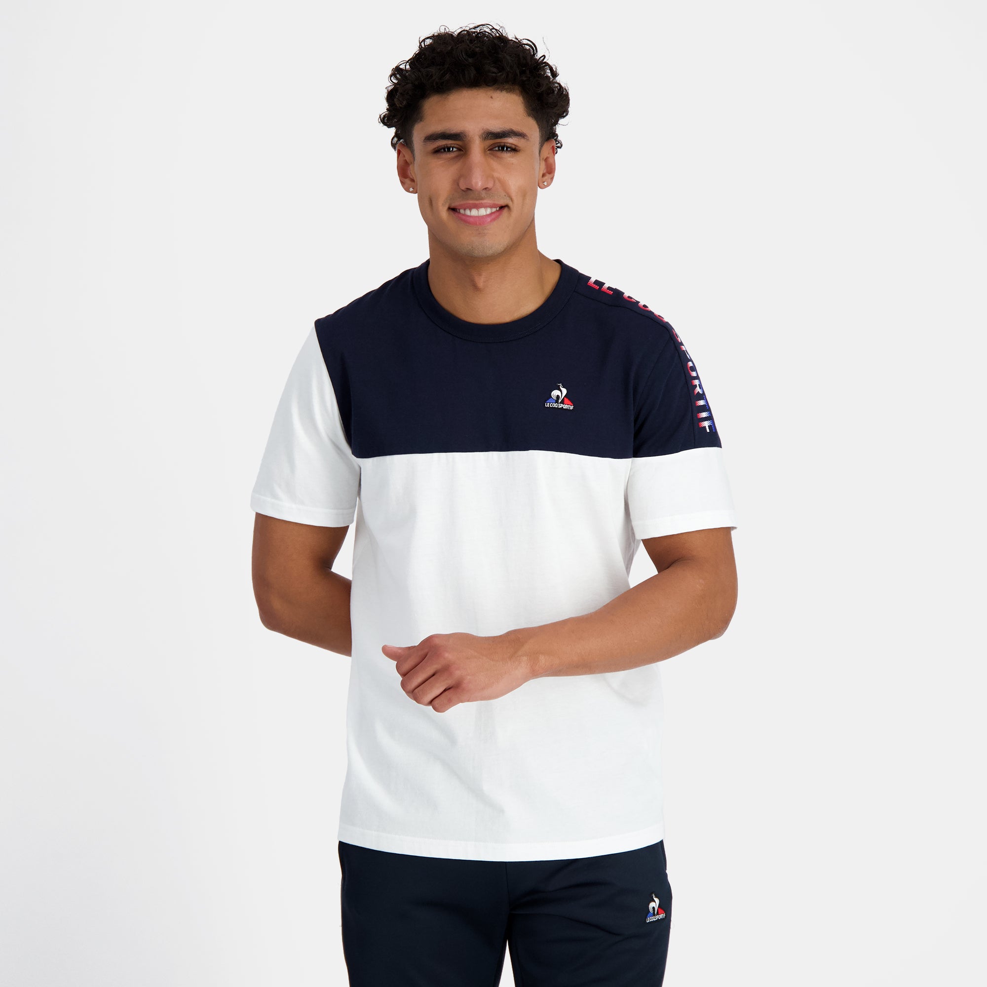 T-Shirt Unisex Tricolore - White – Le Coq Sportif