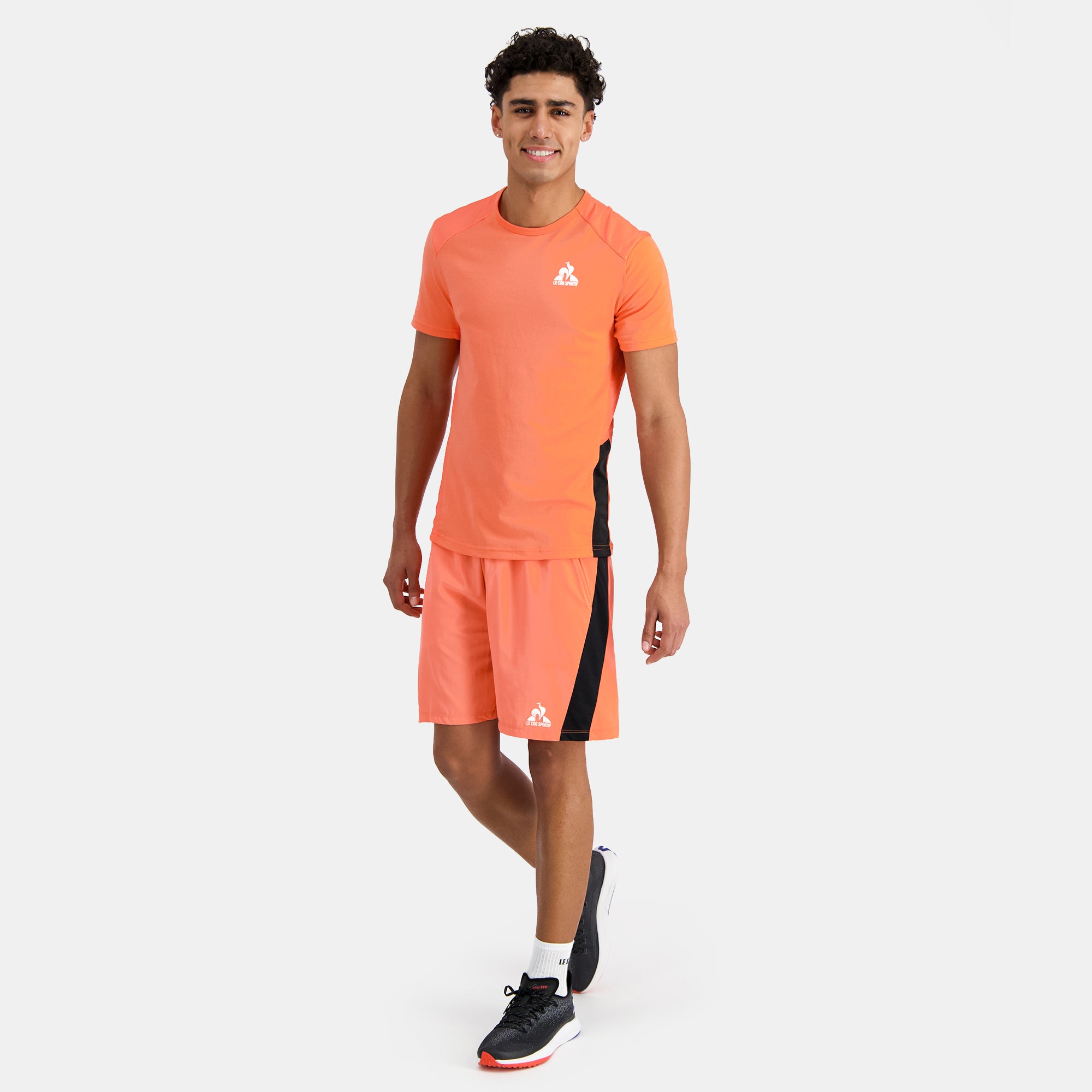 Short le coq on sale sportif homme orange