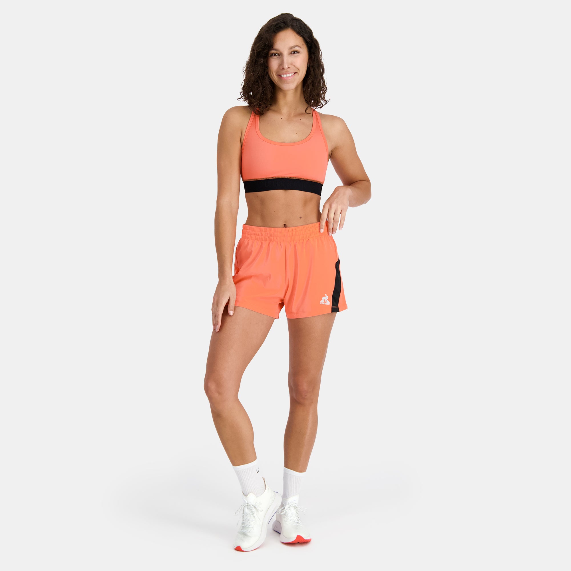 Short le coq hot sale sportif femme orange