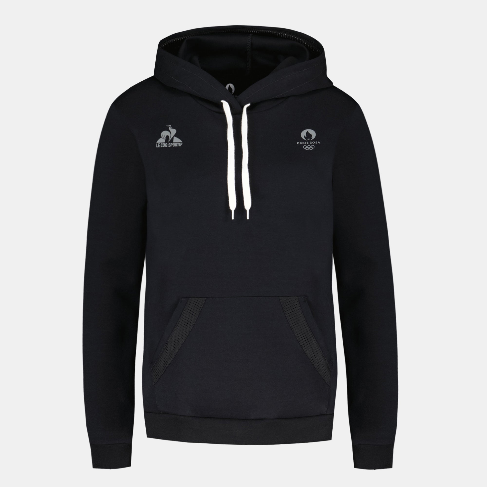 2410361-ESS P24 Hoody N°1 W black  | Hoodie for women