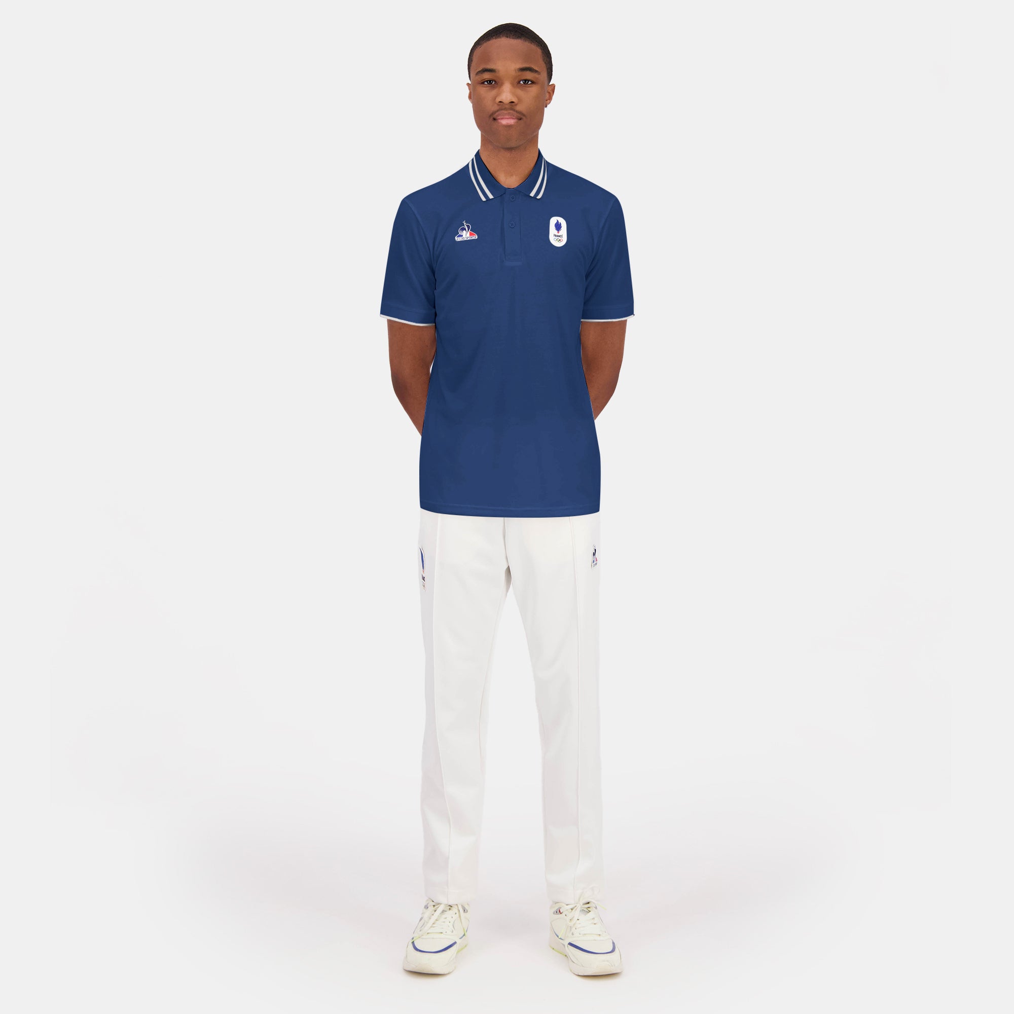 2410374-EFRO 24 Polo N°4 insignia blue | Polo Équipe de France Homme