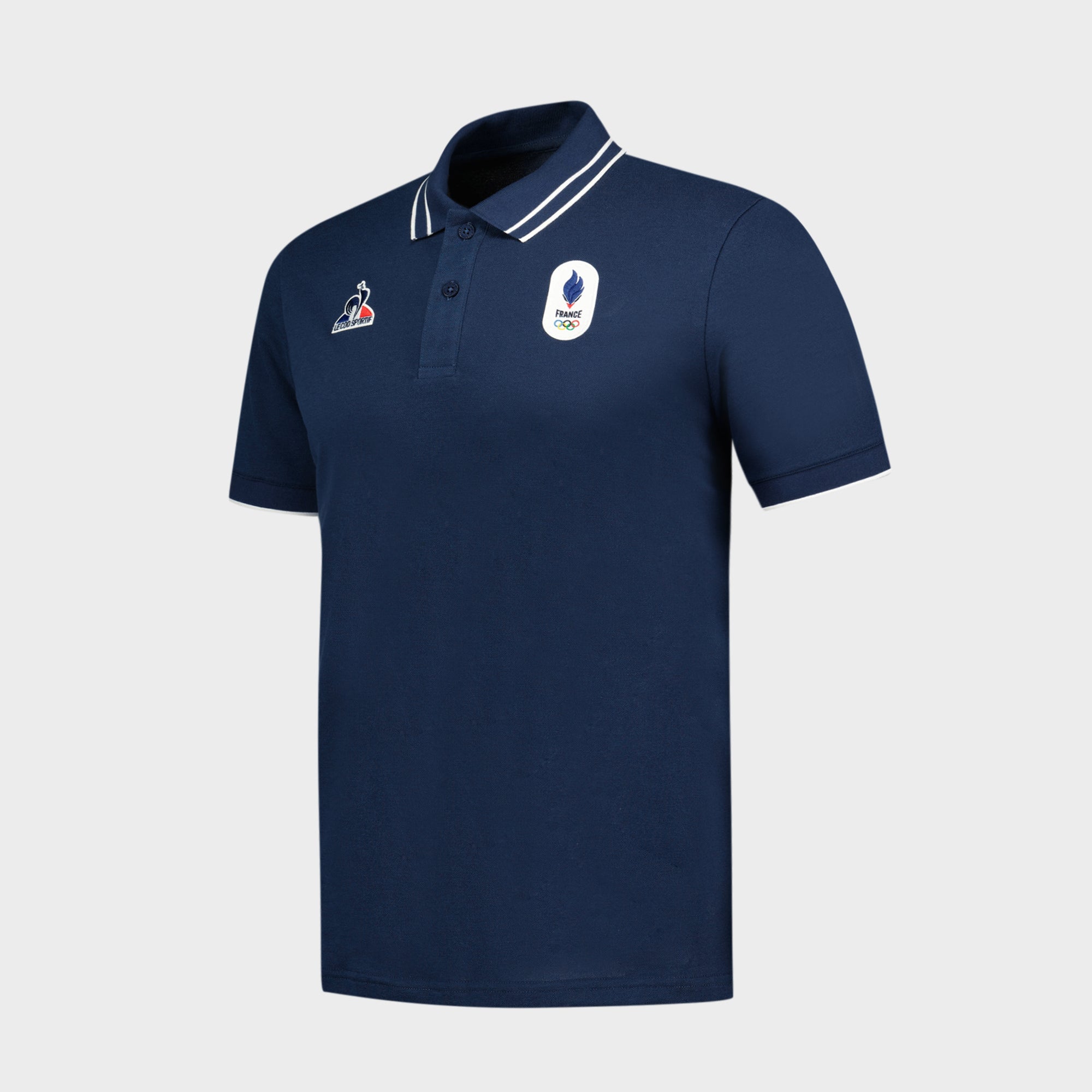 Polo Shirt for men Equipe de France Olympique Blue Le Coq Sportif