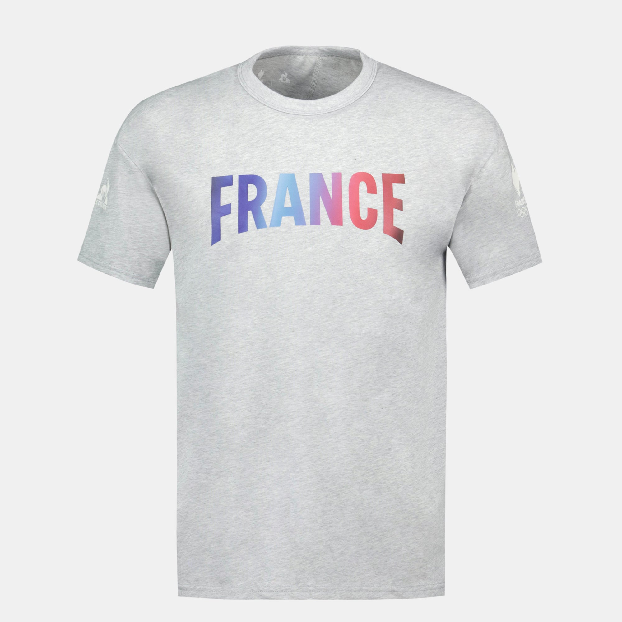 2410385-EFRO 24 Tee SS N°3 M gris chiné clair | T-shirt Équipe de France Homme