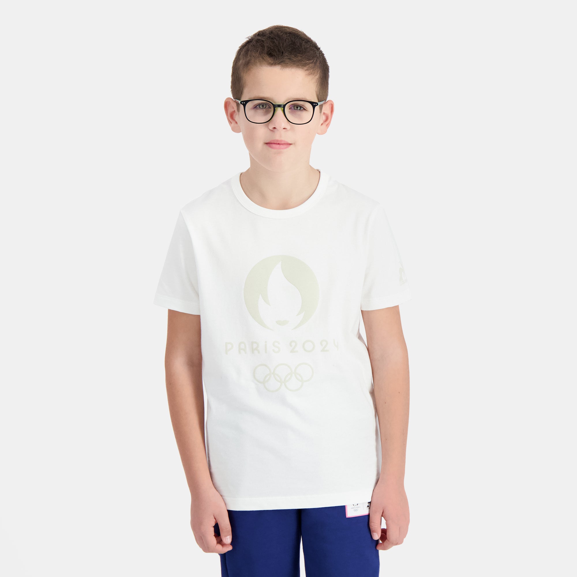 2410391-GRAPHIC P24 Tee SS N°2 Enfant marshmallo  | Maglietta Bambino