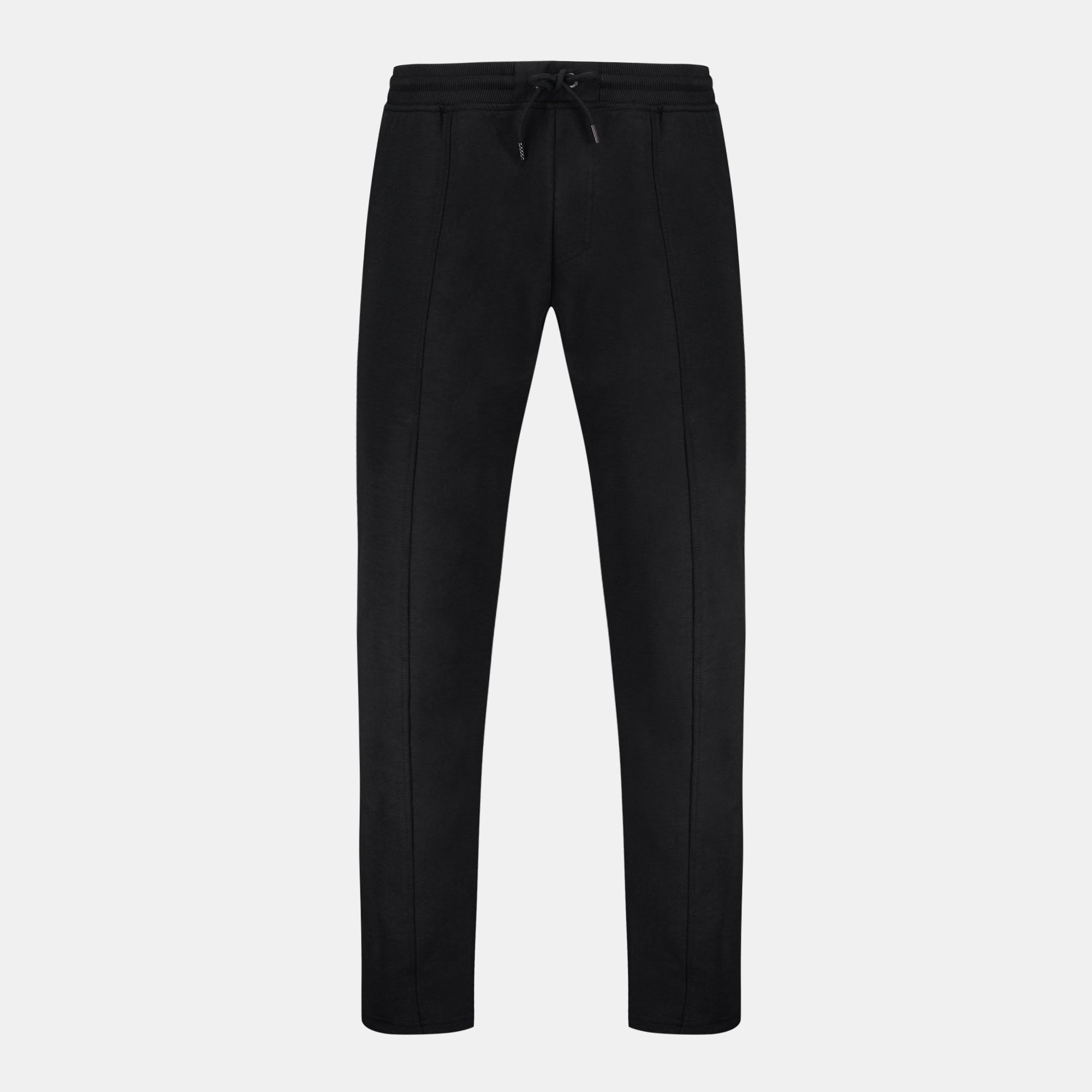 2410428-ESS T/T Pant Straight Uni M black  | Trousers coupe droite for men