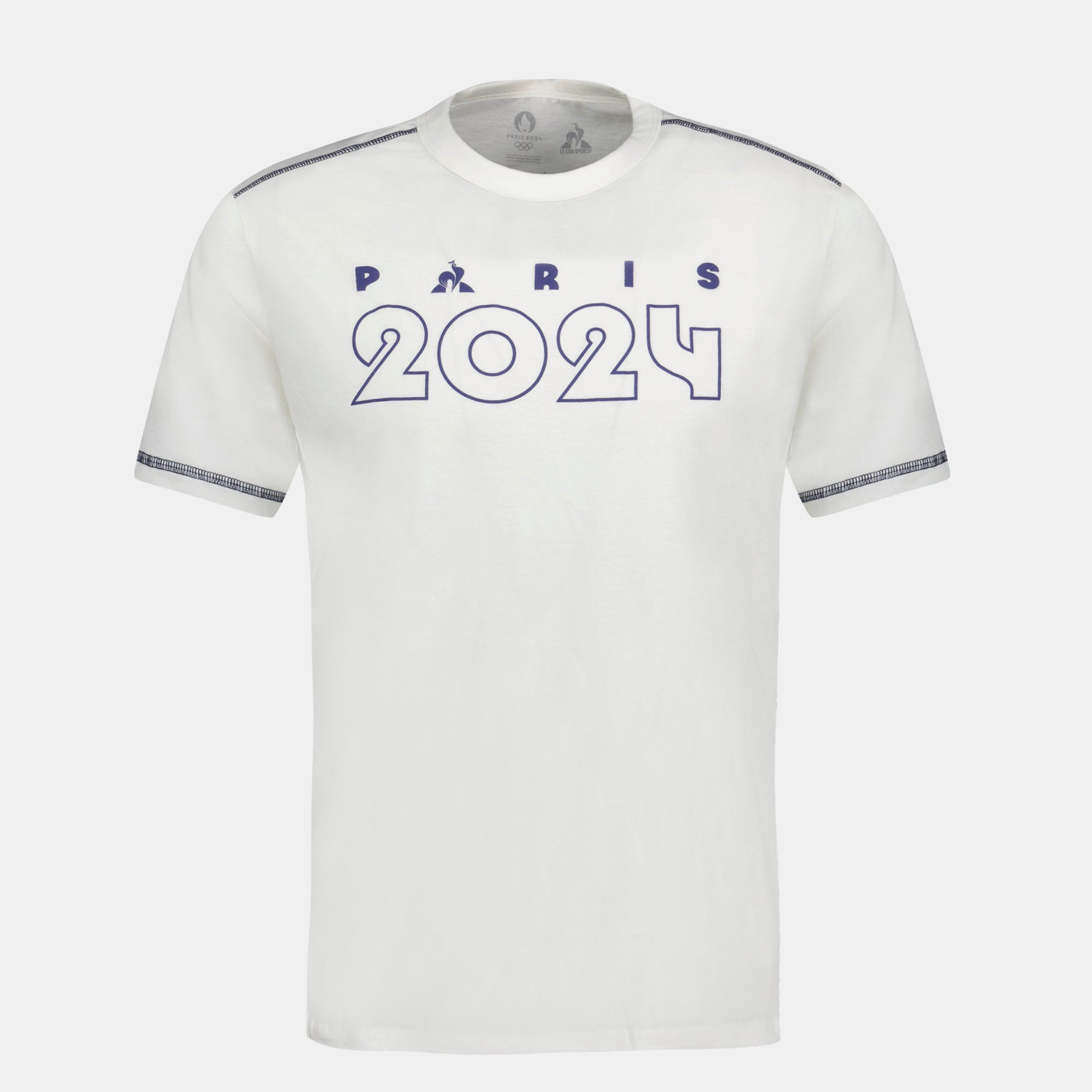 T Shirt for men Paris 2024 Beige Le Coq Sportif