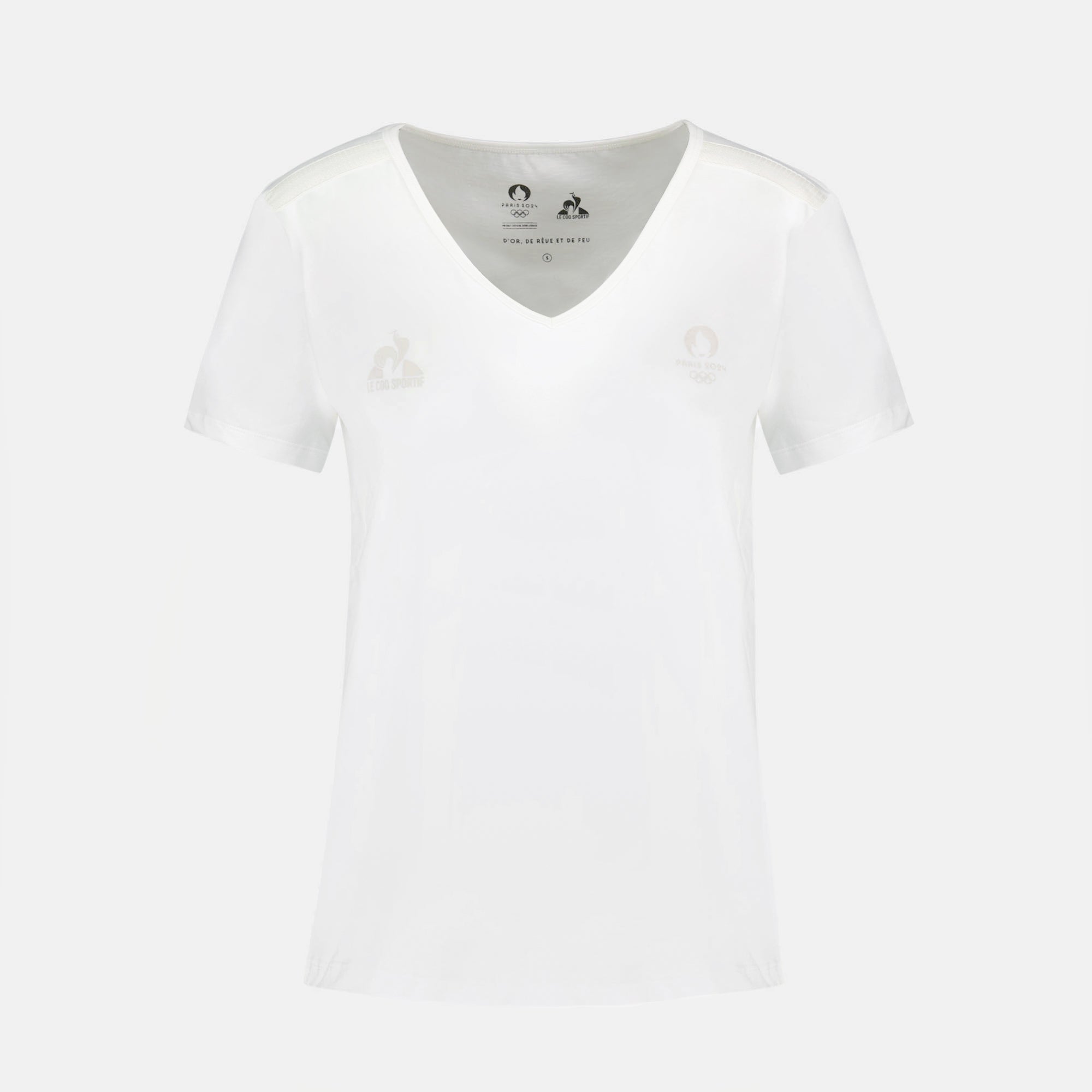 2410576-ESS P24 Tee SS Col V N°1 W marshmallow  | Camiseta Mujer