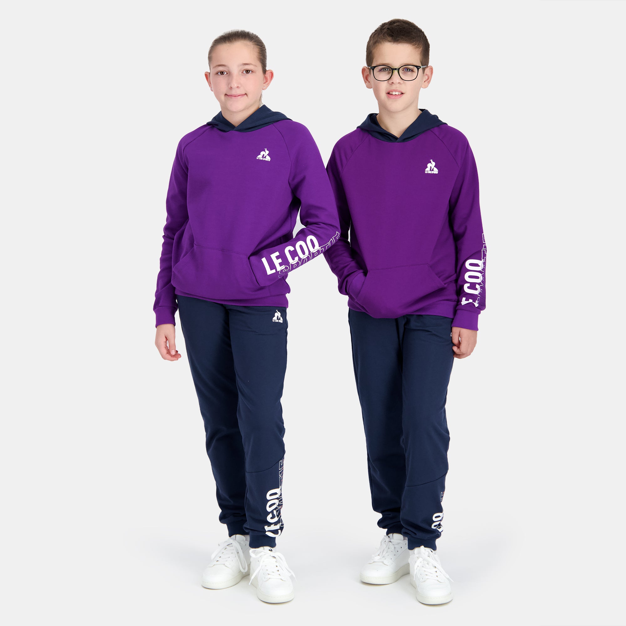 Sweat capuche Enfant Saison Violet Le Coq Sportif