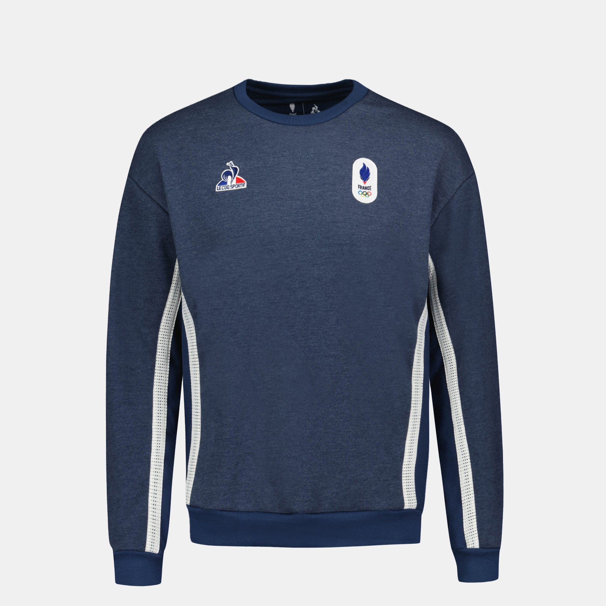 2421347-EFRO 24 Crew Sweat DOT M insignia blue | Offizielles Sweatshirt der französischen Olympiamannschaft für Männer