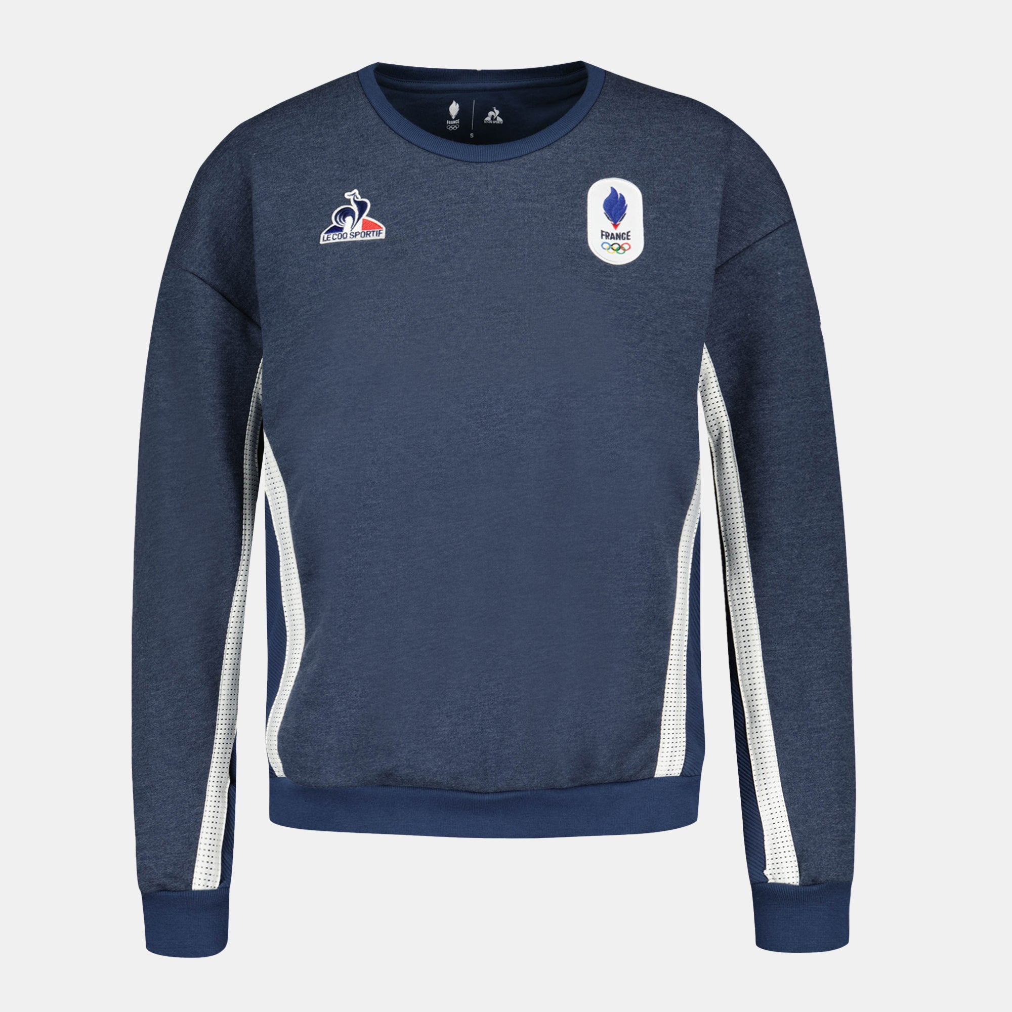 2421356-EFRO 24 Crew Sweat DOT W insignia blue | Felpa ufficiale squadra francese donna