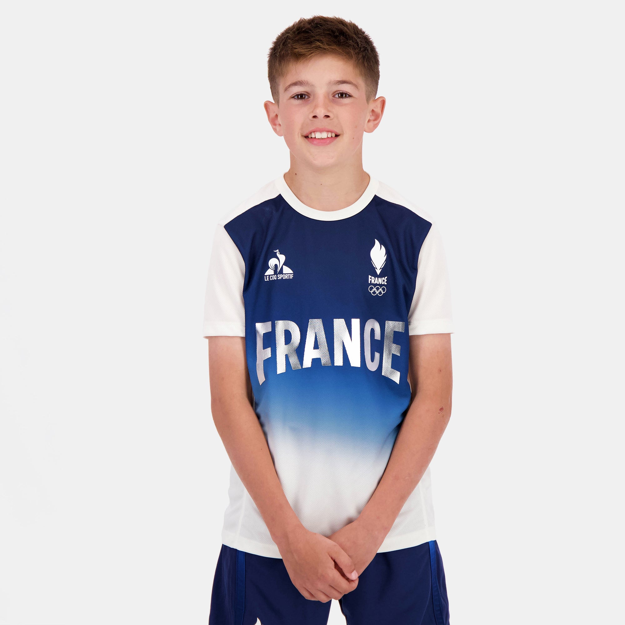 2421500-O PERF COMM Maillot Replica SS Enfant ma | Maillot Équipe de France Enfant