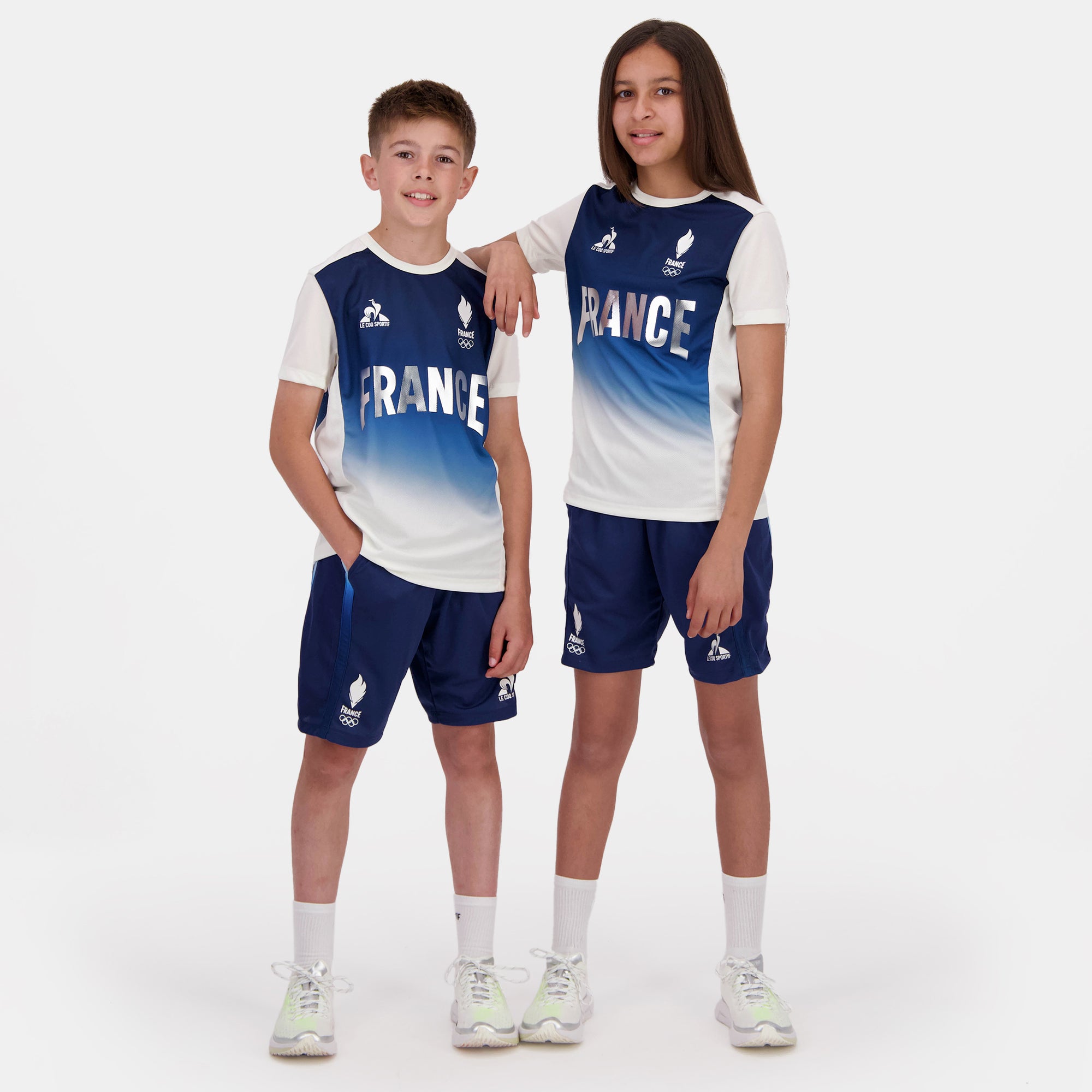 2421500-O PERF COMM Maillot Replica SS Enfant ma | Maillot Équipe de France Enfant