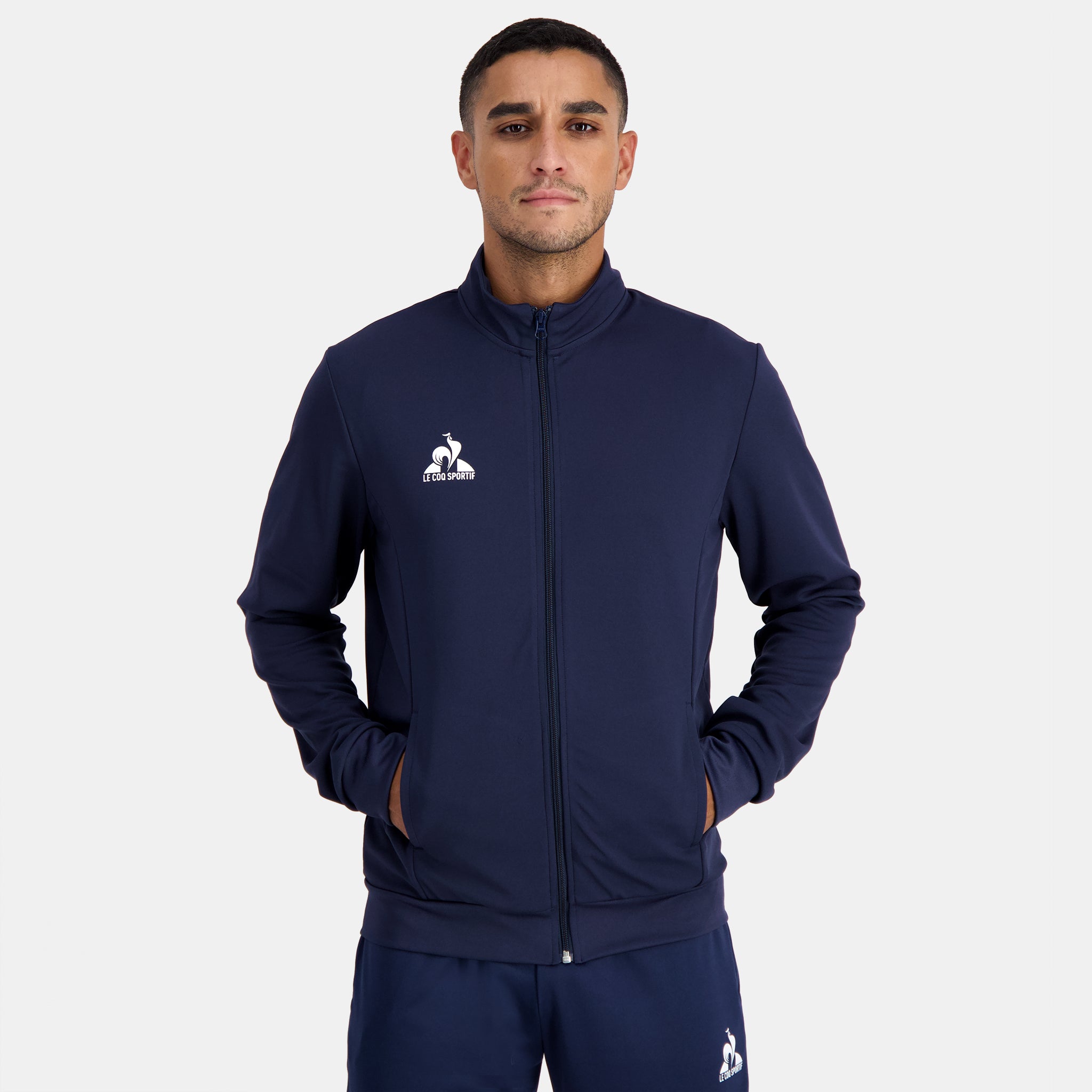 2421658-TRAINING FZ Sweat N°1 M dress blues | Sweat zippé Homme