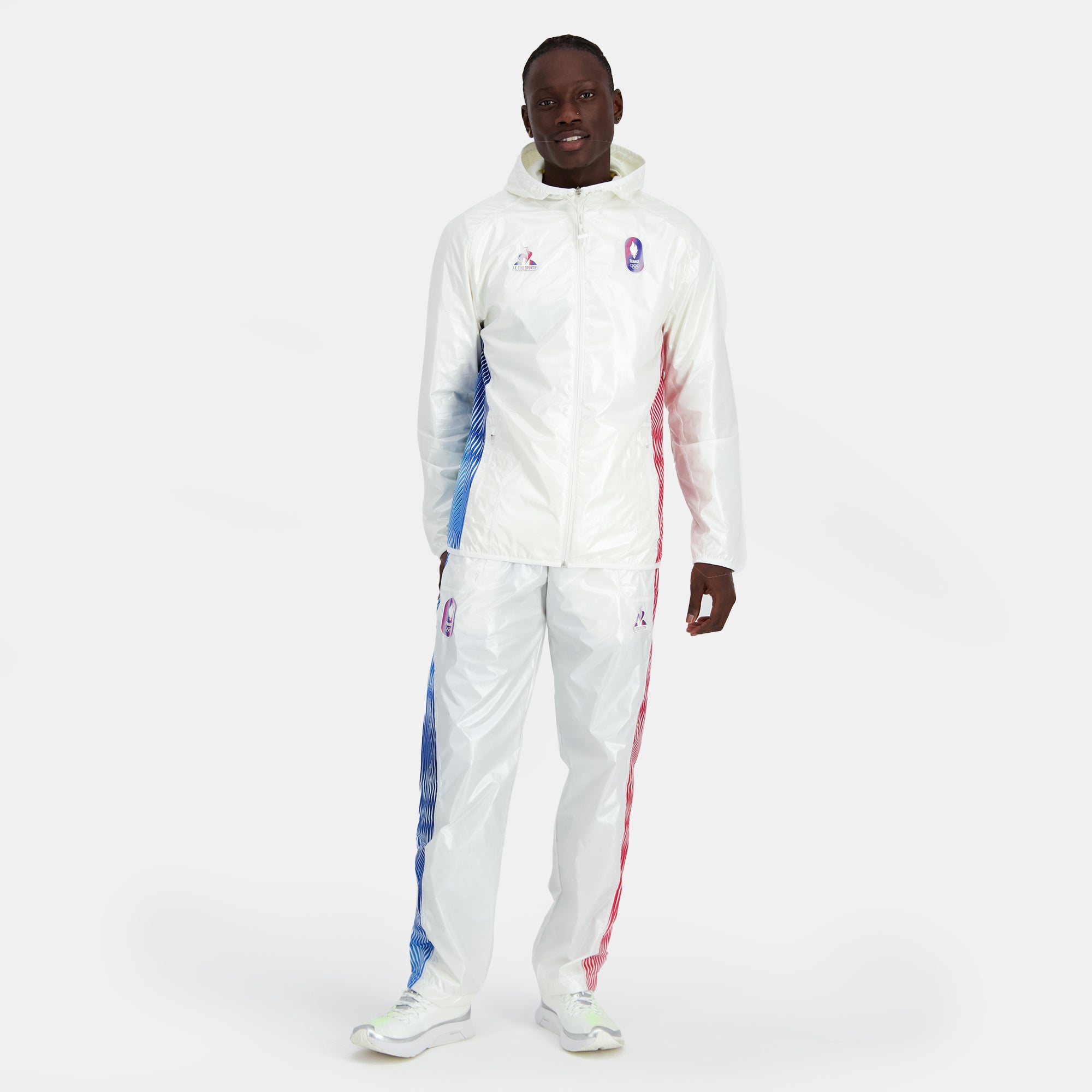 2421859-O TRAINING Rain Jacket N°1 M marshmallow | Veste Équipe de France Homme