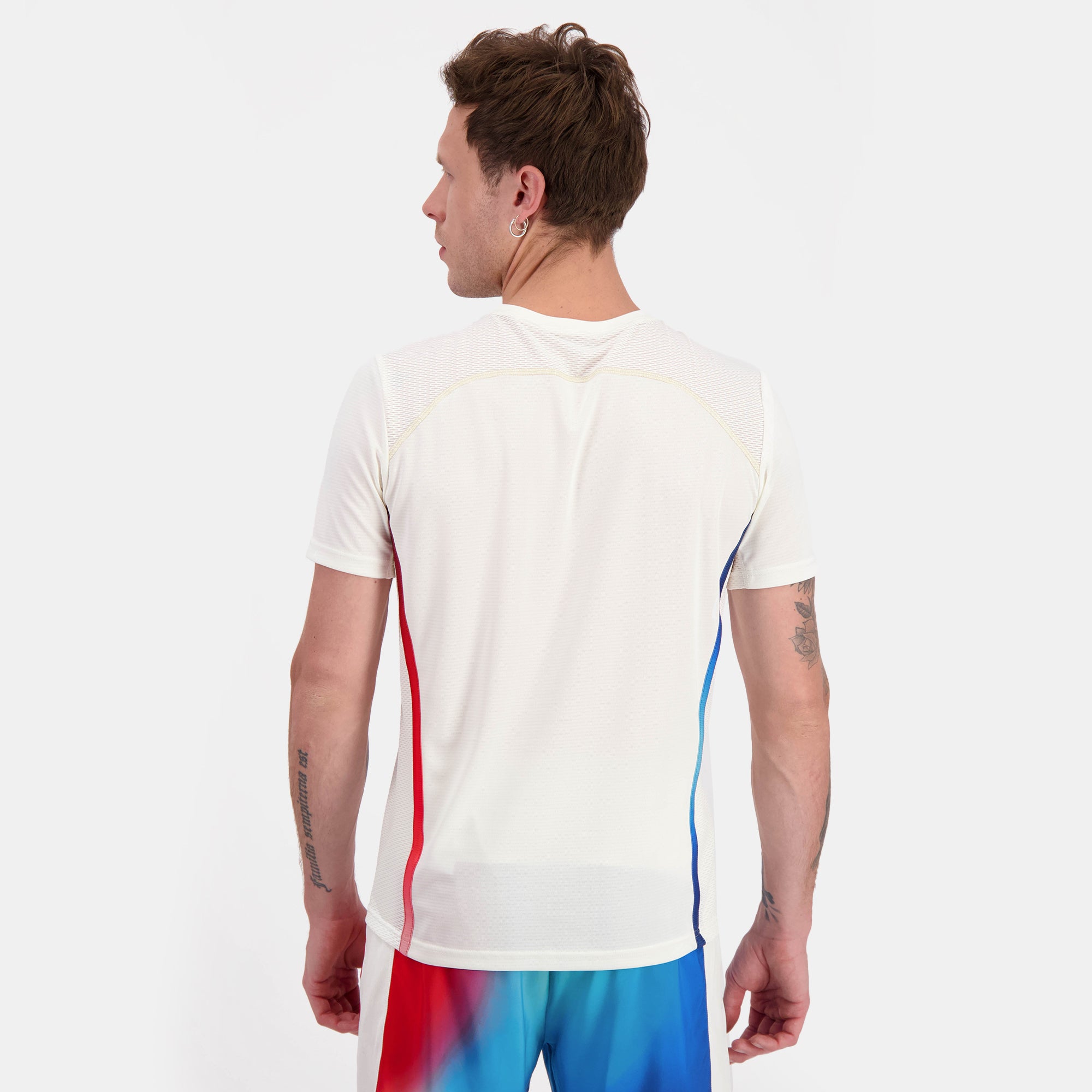 2421864-O PERF COMM Tee SS Runinng M marshmallow | Maillot Équipe de France Homme