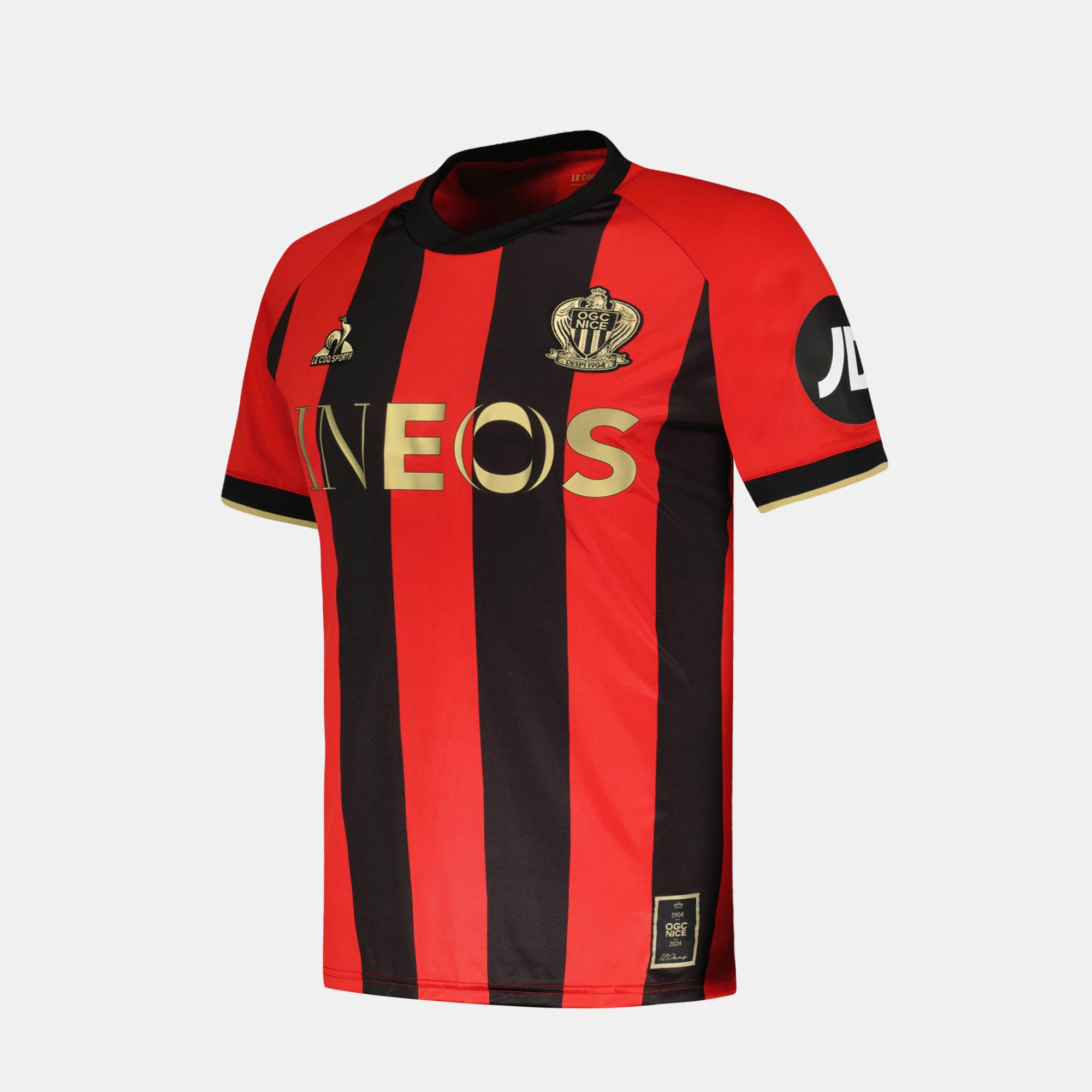 2421886-OGC NICE Maillot Pro DOM SP 24 M red N/b  | Camiseta Hombre