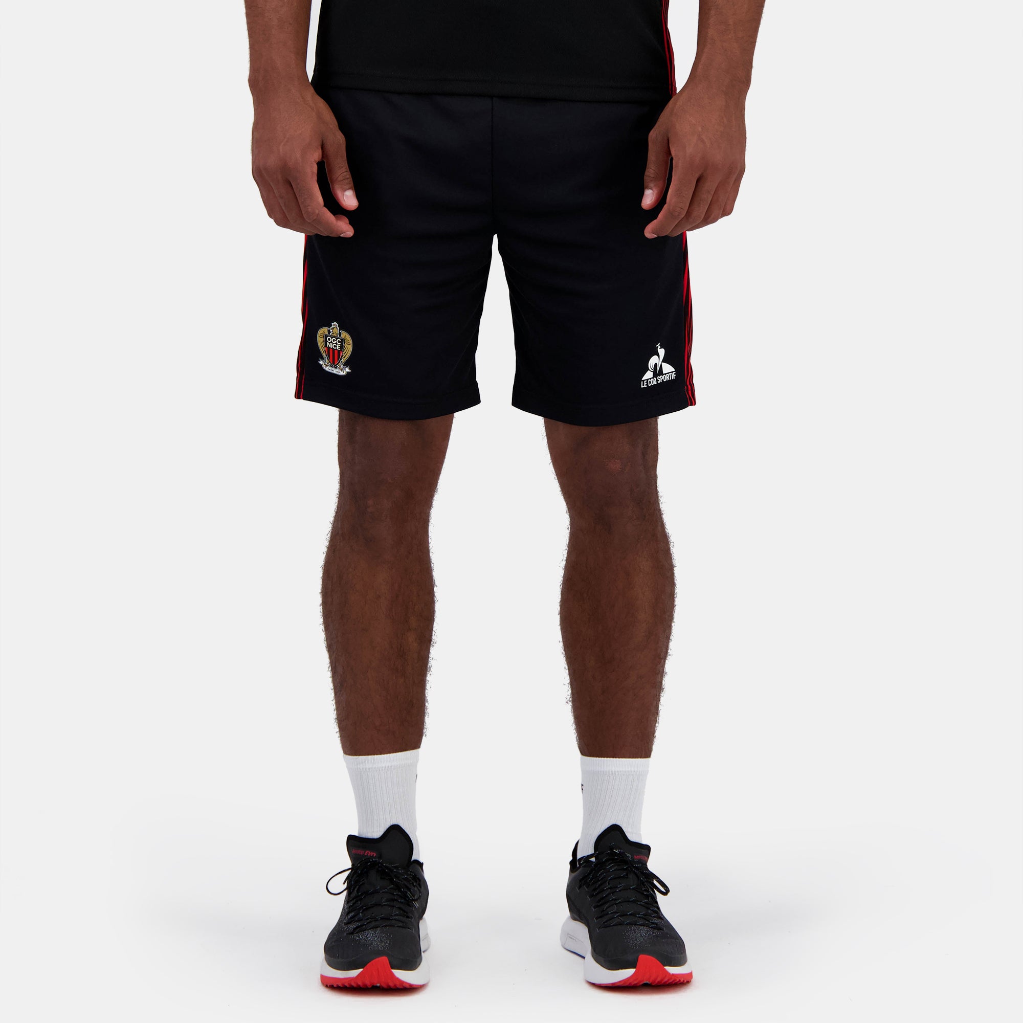 2421905-OGC NICE TRAINING Short ZIP M black  | Pantalones Cortos Hombre