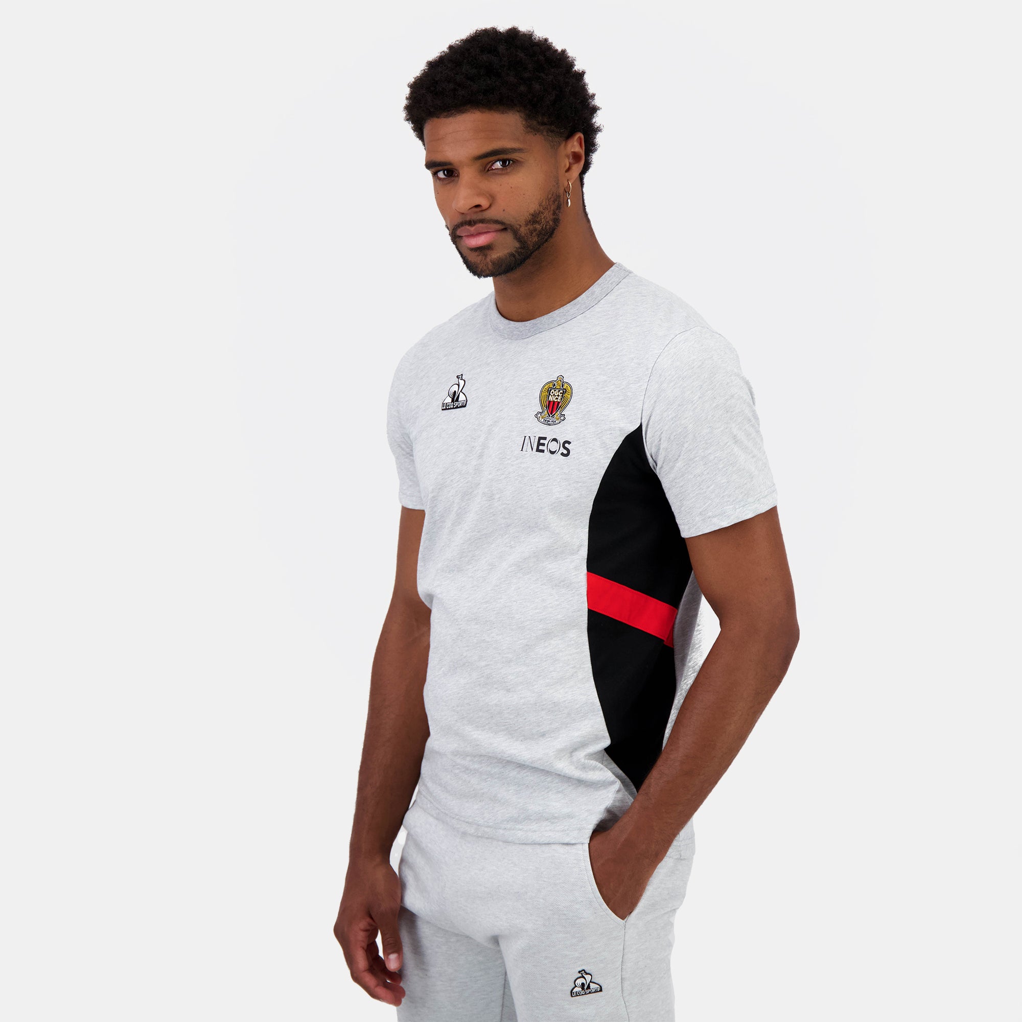 2421910-OGC NICE PRESENTATION Tee SS N°2 M gris | T-shirt Unisexe