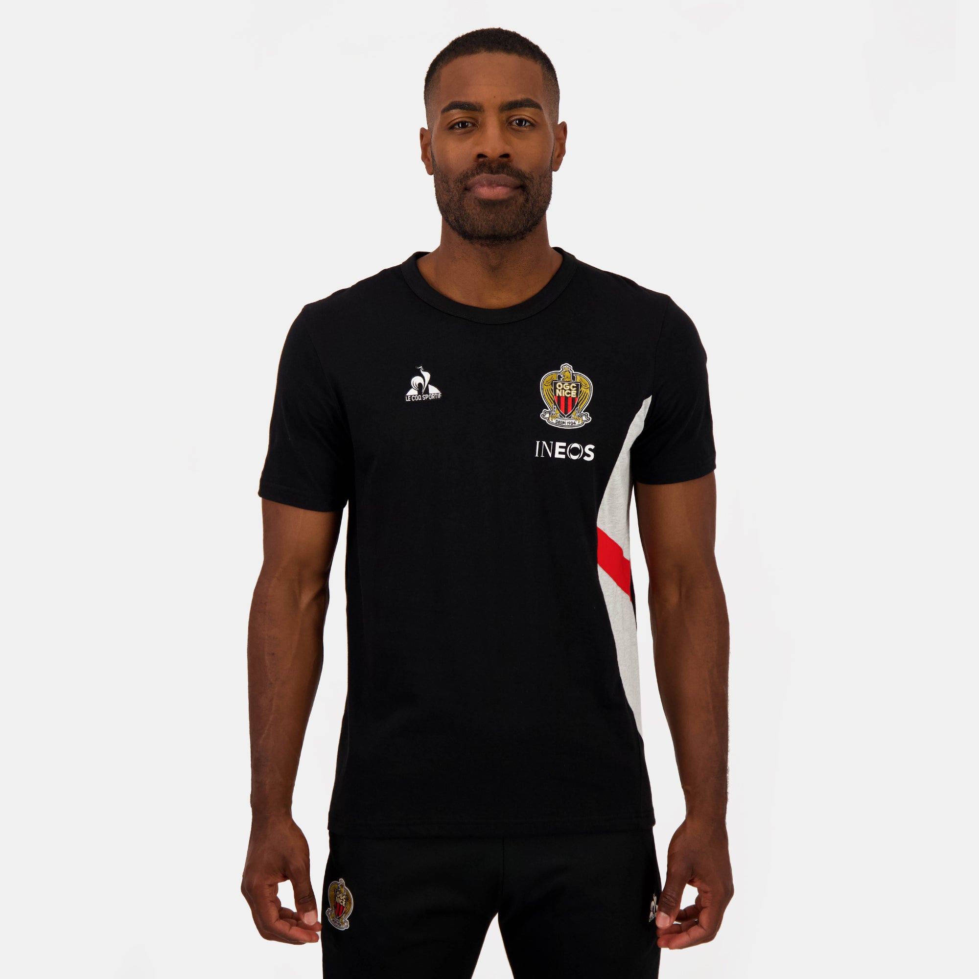 2421911-OGC NICE PRESENTATION Tee SS N°1 M black  | T-Shirt for men