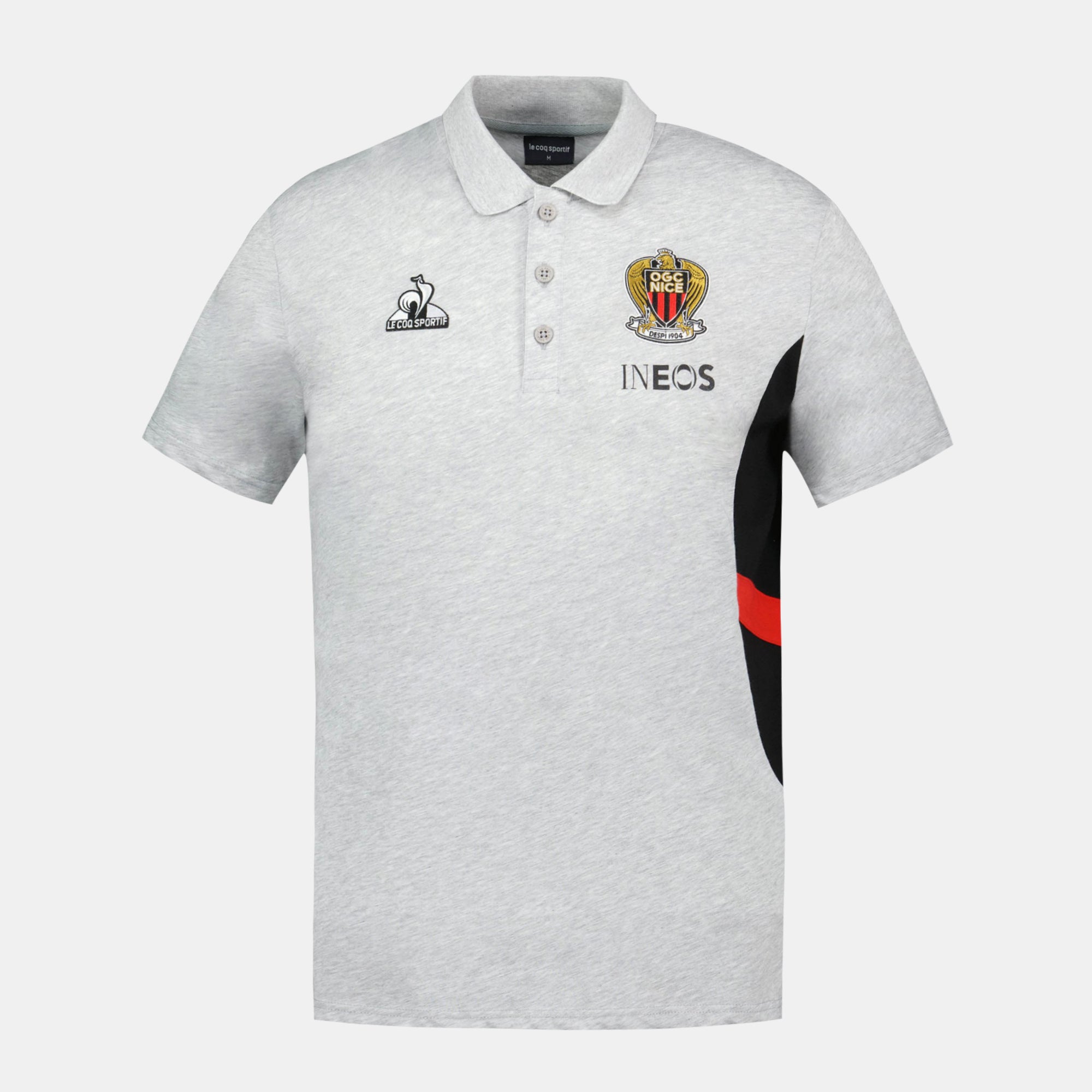 2421912-OGC NICE PRESENTATION Polo SS N°2 M gris  | Polo Shirt for men