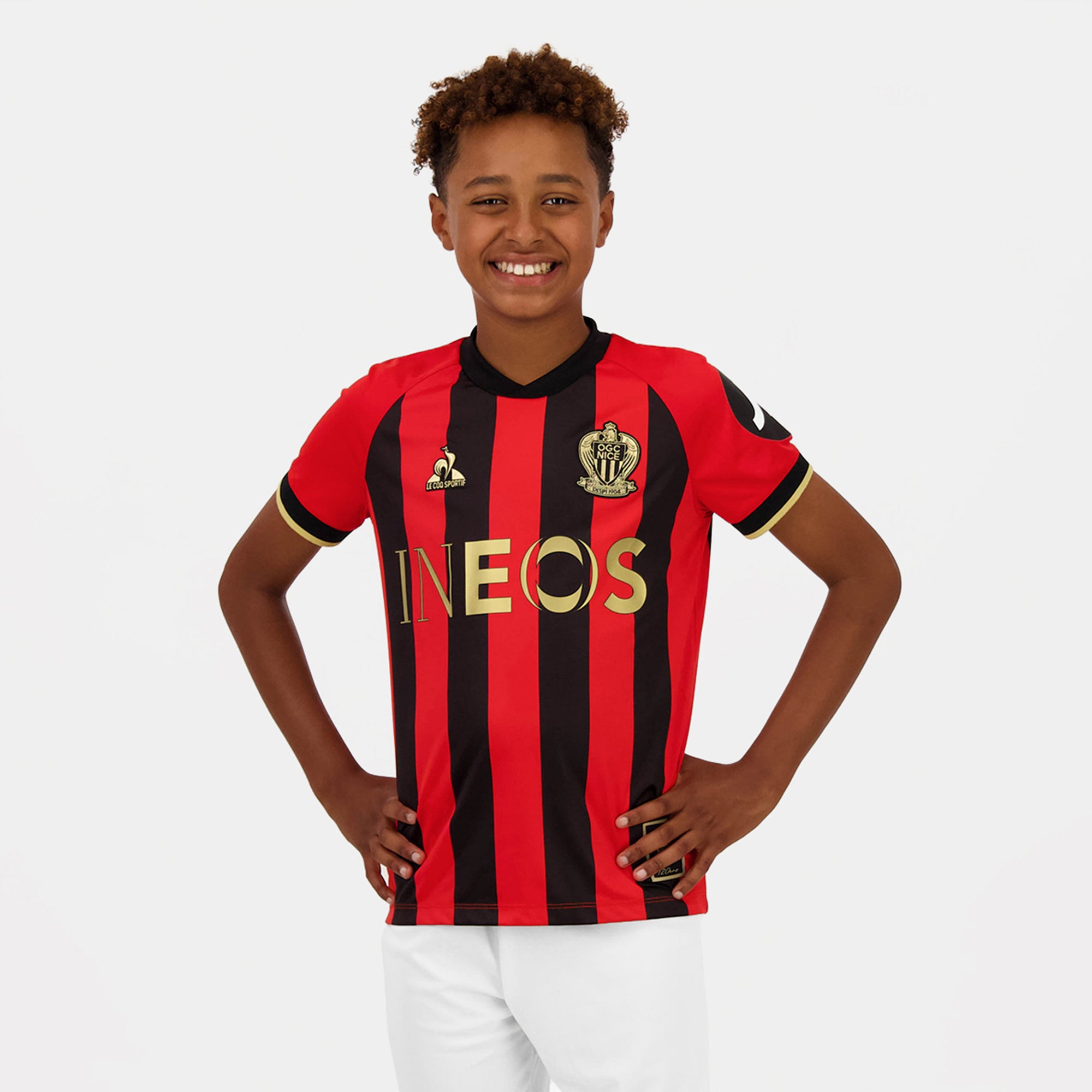 2421918-OGC NICE Maillot Replica DOM SP 24 Enf. | Maillot Home officiel Enfant