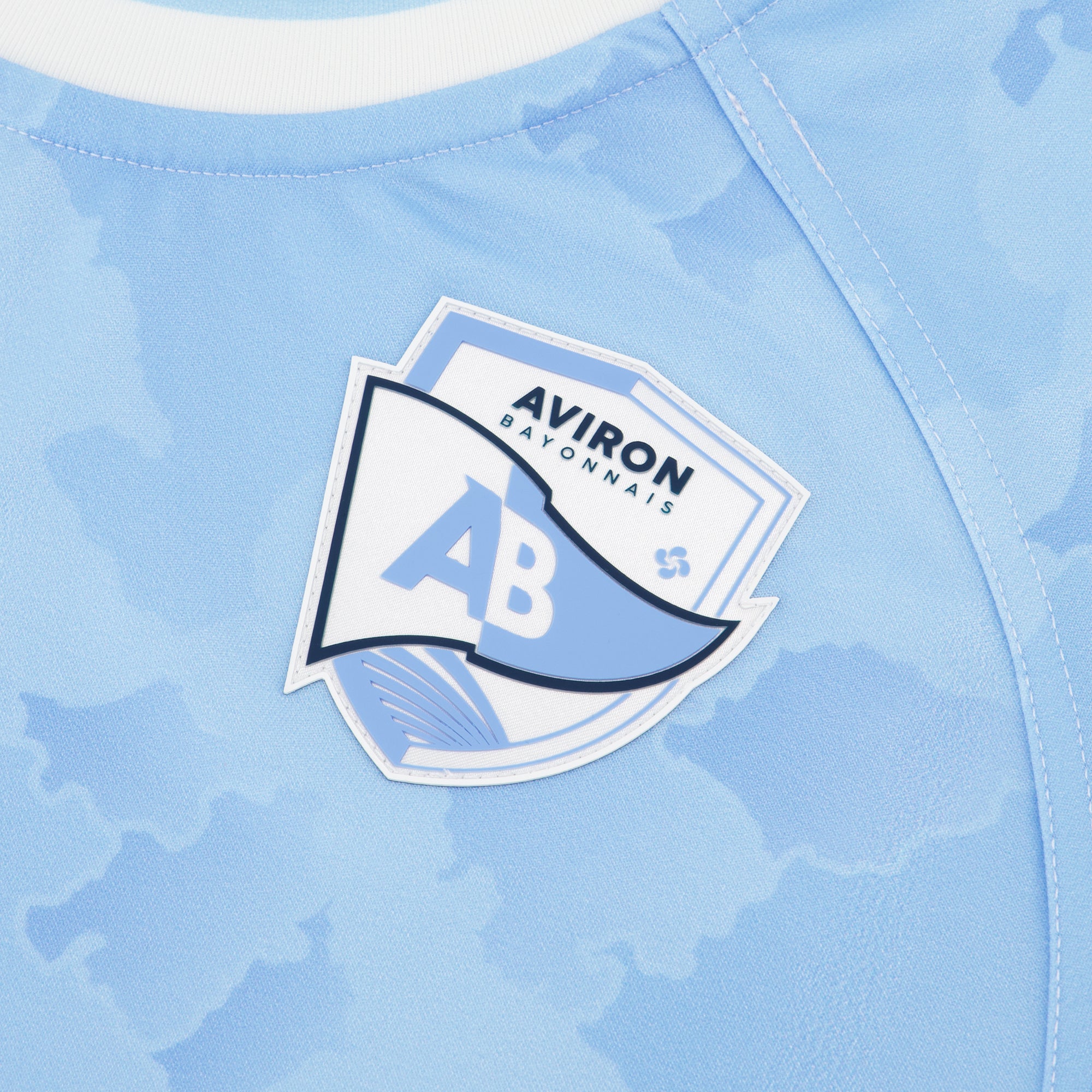 2421941-AB PRO Maillot SS M fly blue/new optical | Maillot pro Home officiel Aviron Bayonnais