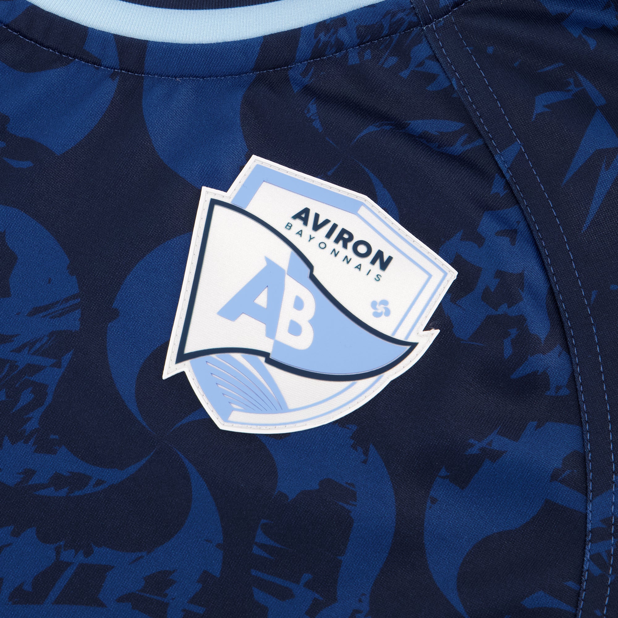 2421942-AB PRO Maillot SS M blue navy | Maillot pro Away officiel Aviron Bayonnais