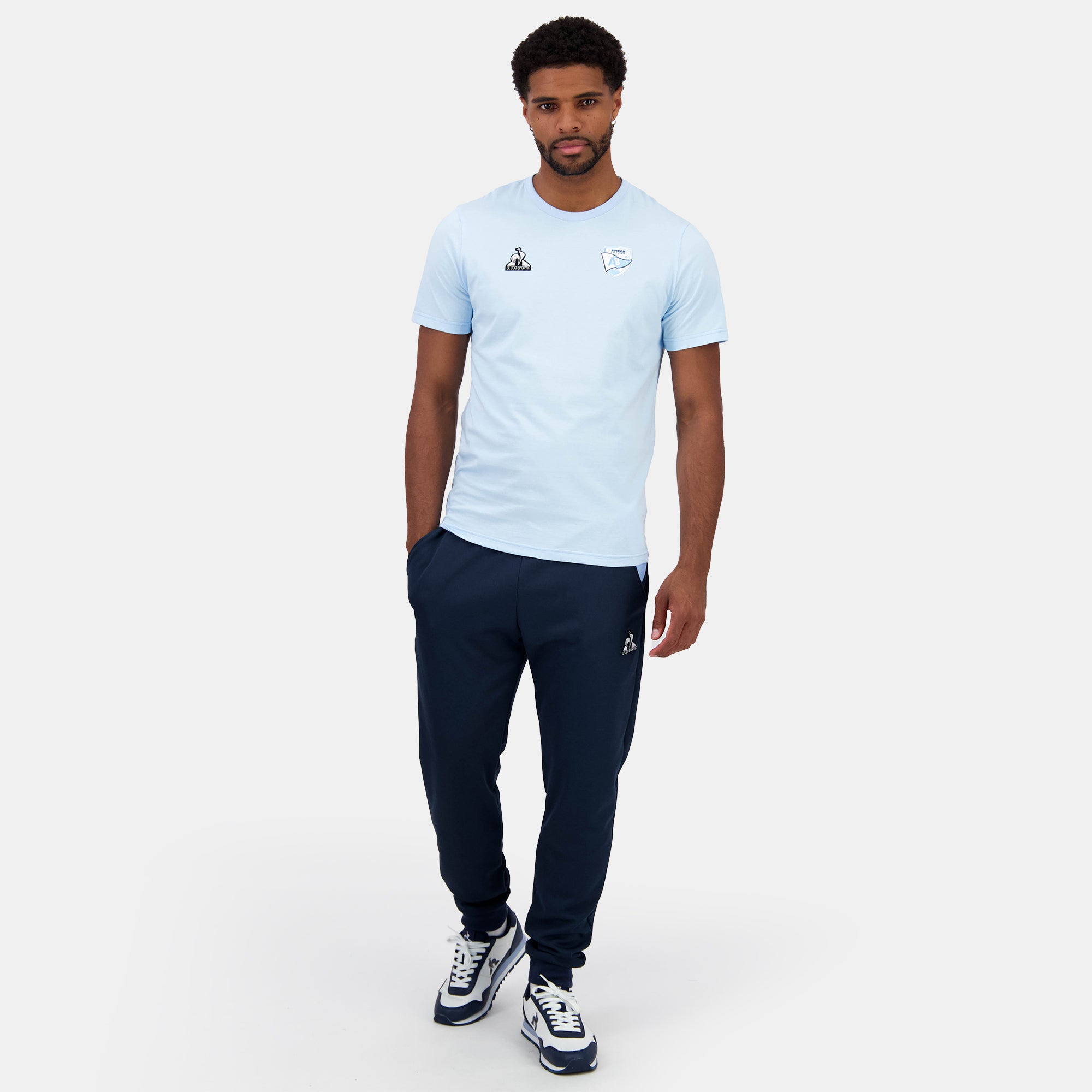 2421962-AB PRESENTATION Tee SS N°1 M fly blue | T-shirt Homme